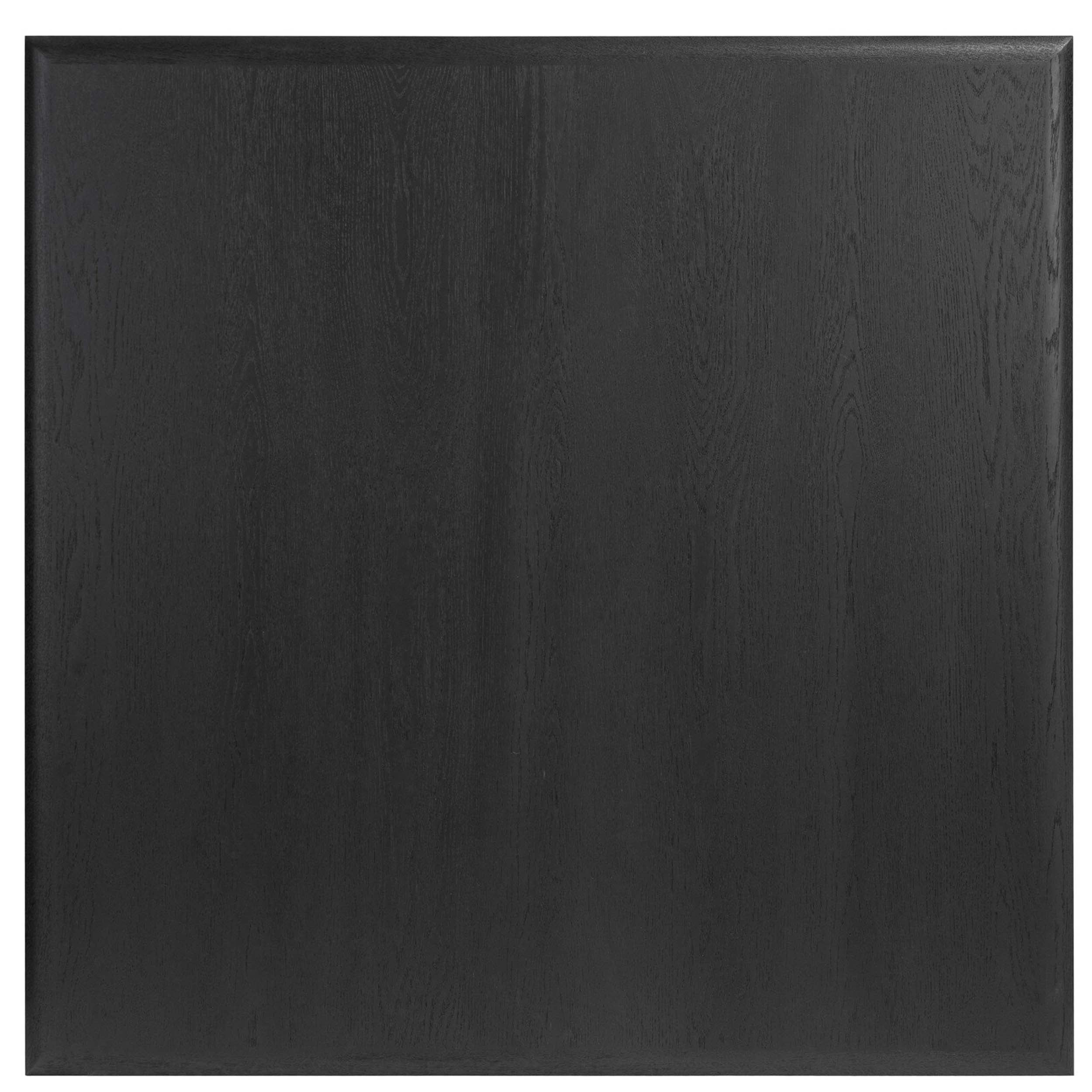 Rosenell Square Coffee Table, Black Oak Veneer