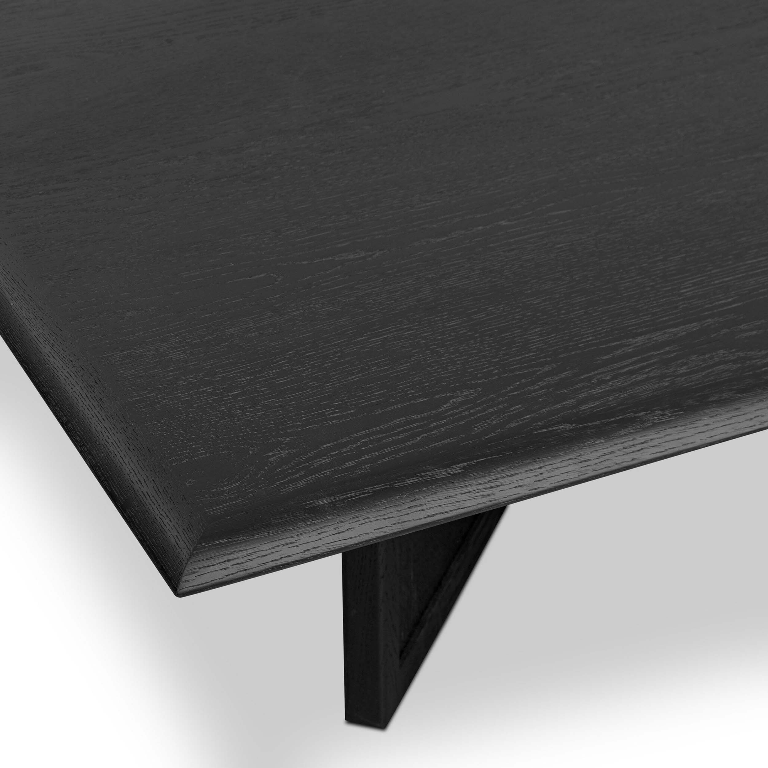 Rosenell Square Coffee Table, Black Oak Veneer