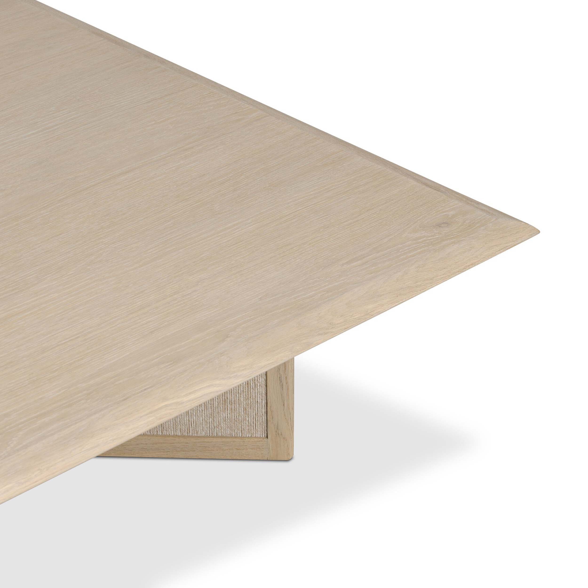 Rosenell Square Coffee Table, Natural Oak Veneer
