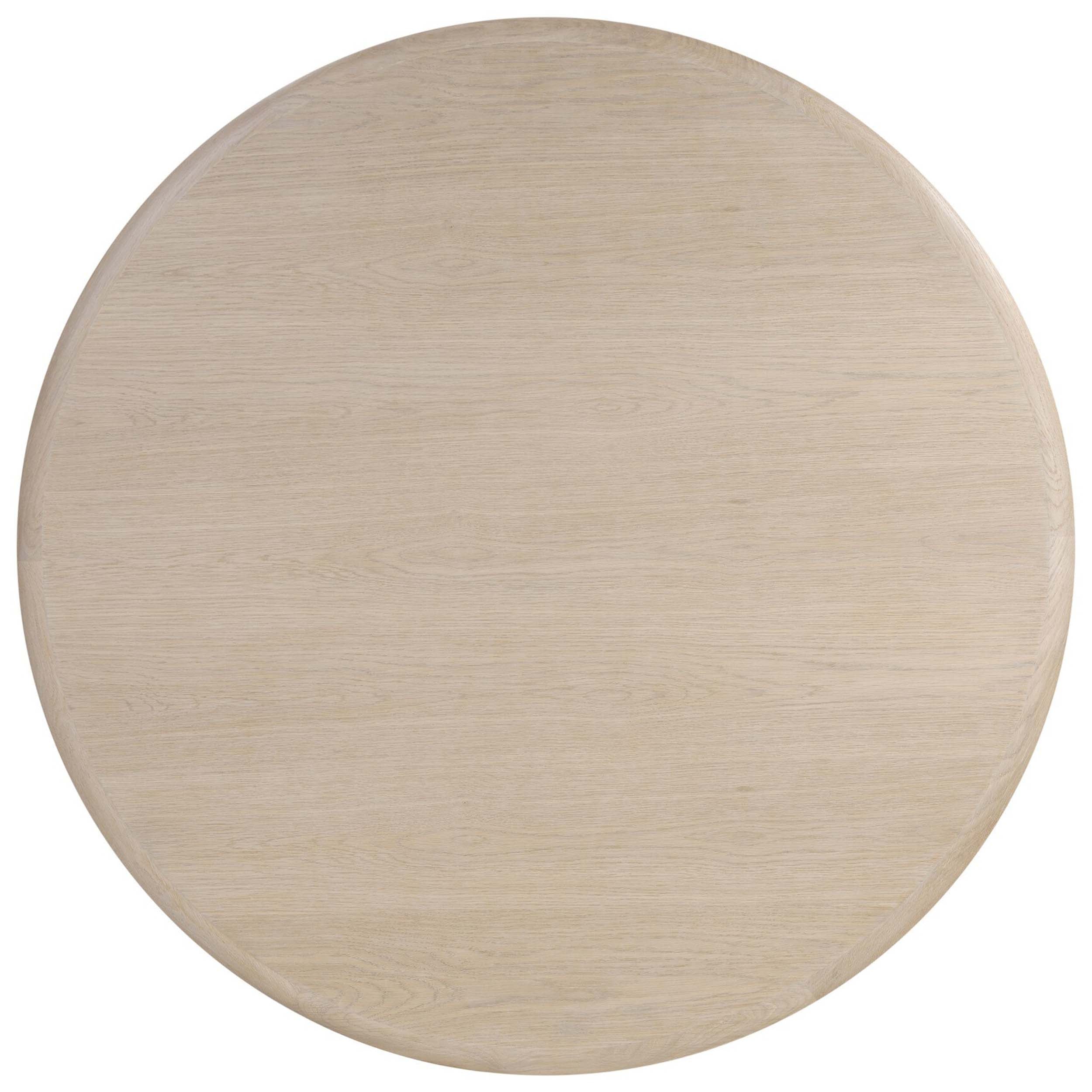 Rosenell Round Coffee Table, Natural Oak Veneer