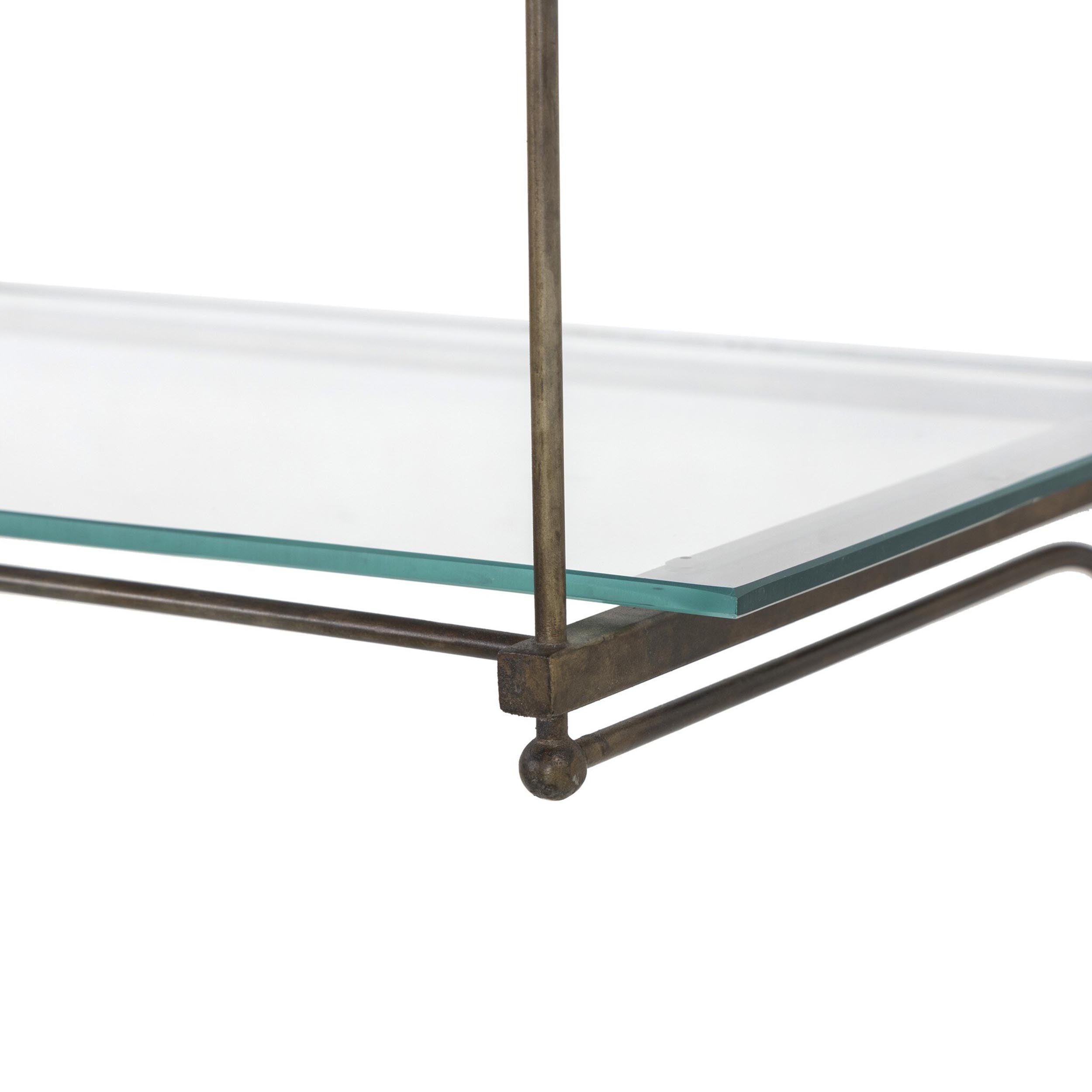 Romilly Shelves, Brushed Iron