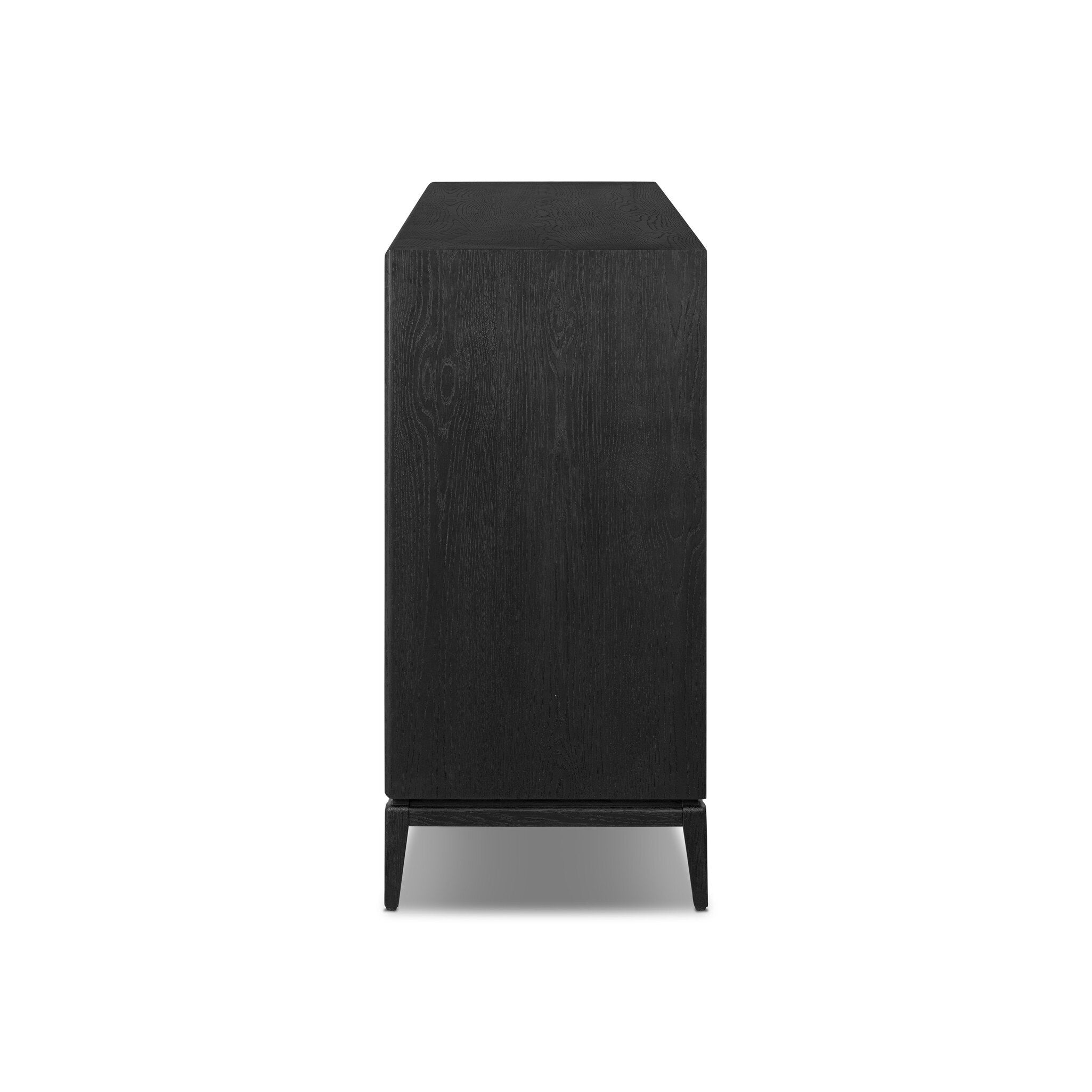 Rosenell 8 Drawer Dresser, Black Paper Cord
