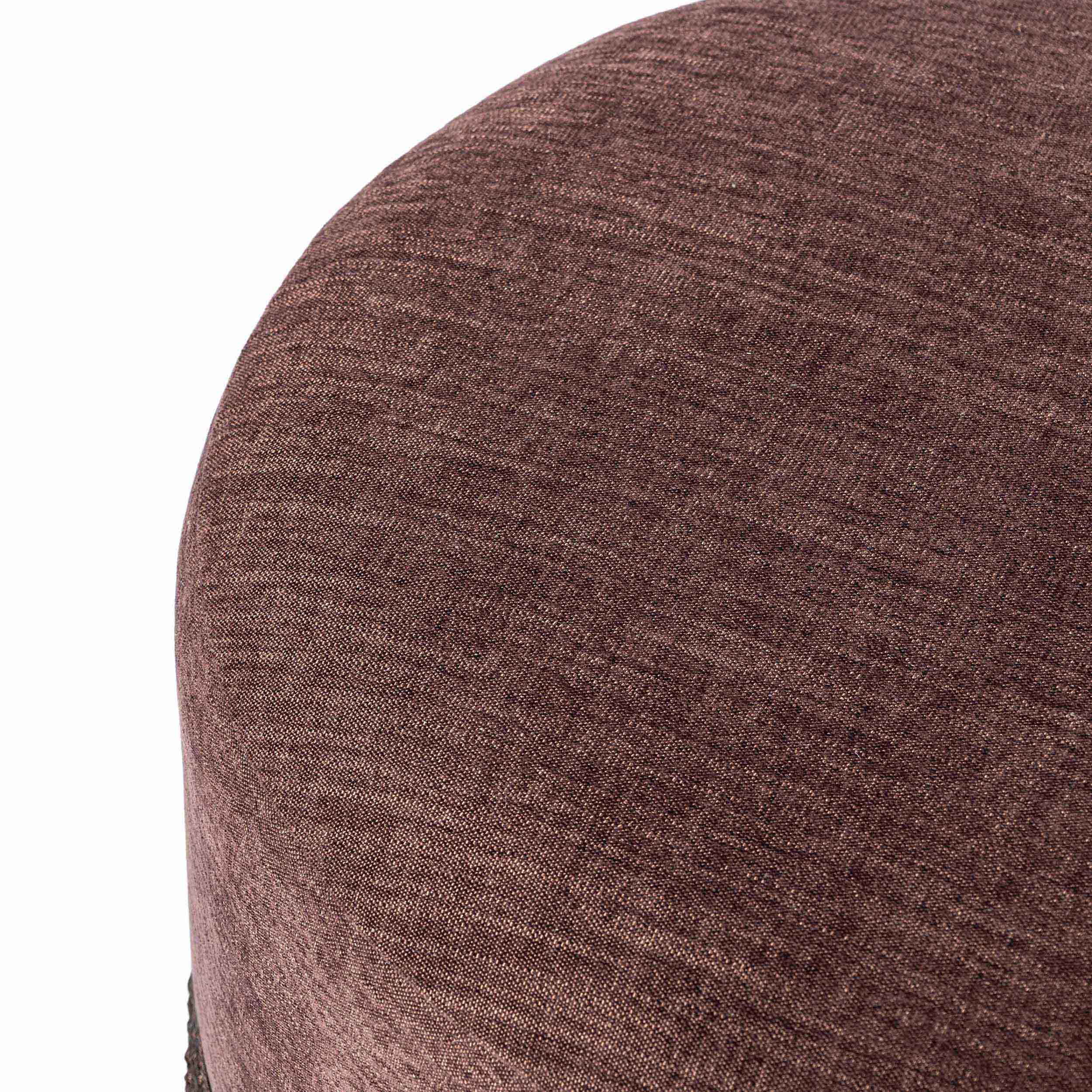 Sinclair Fringe Ottoman-21", Laughlin Plum
