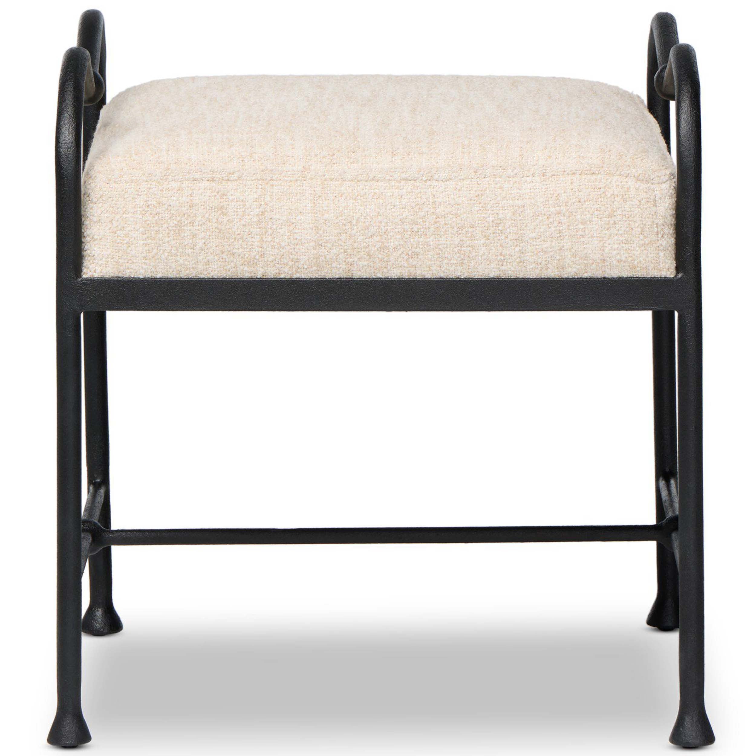 Leona Accent Stool, Yuma Cream