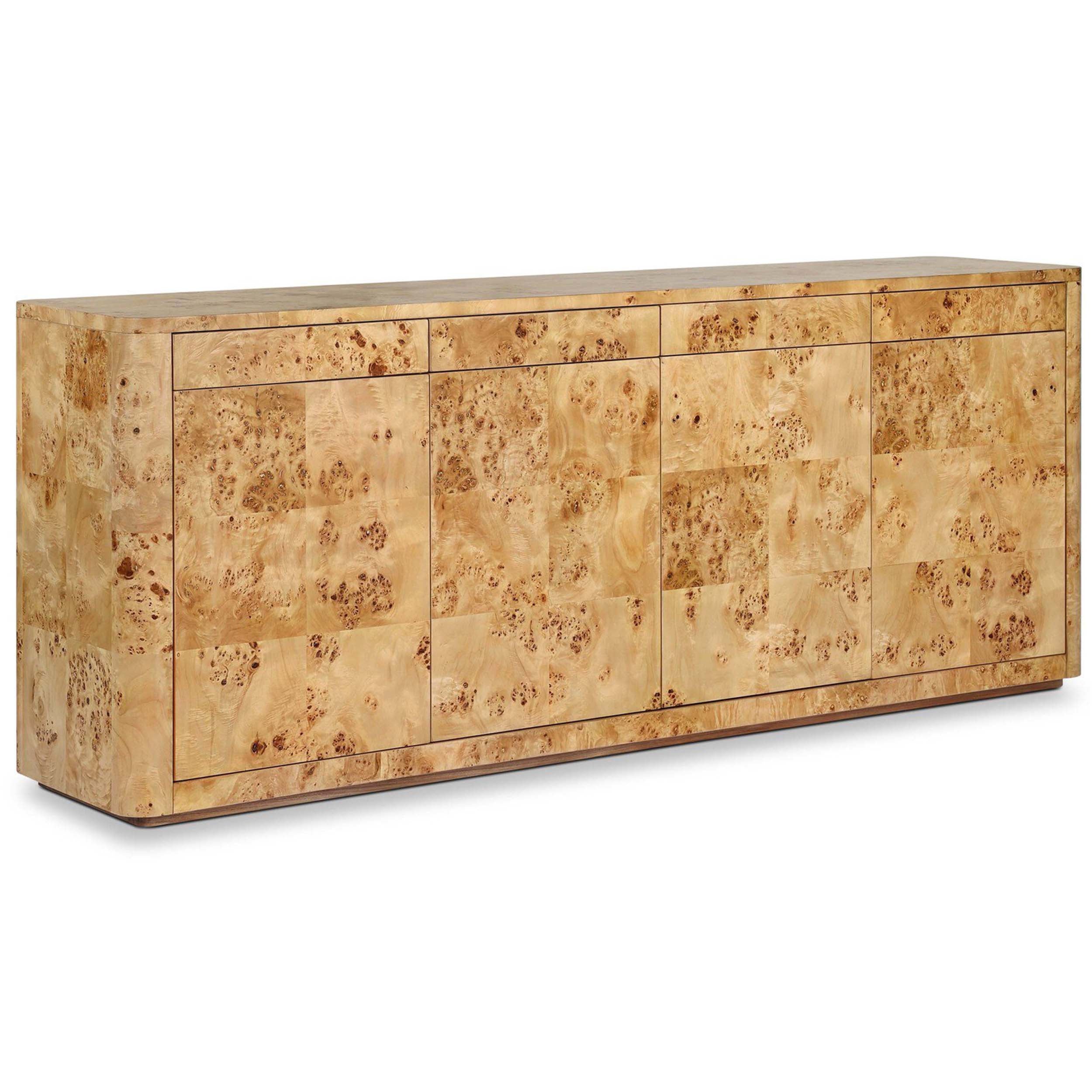 Mullins Sideboard, Natural Mappa Burl