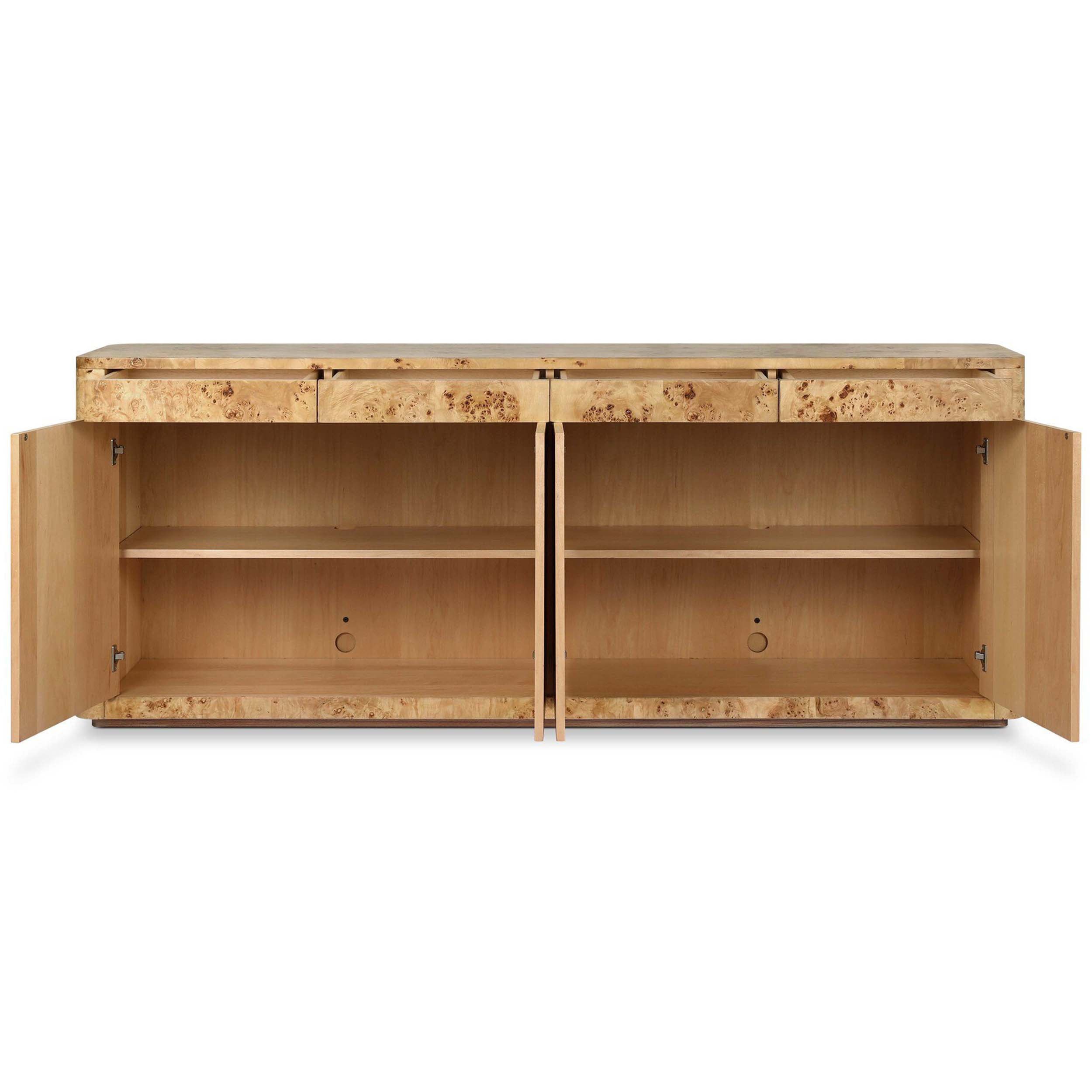 Mullins Sideboard, Natural Mappa Burl