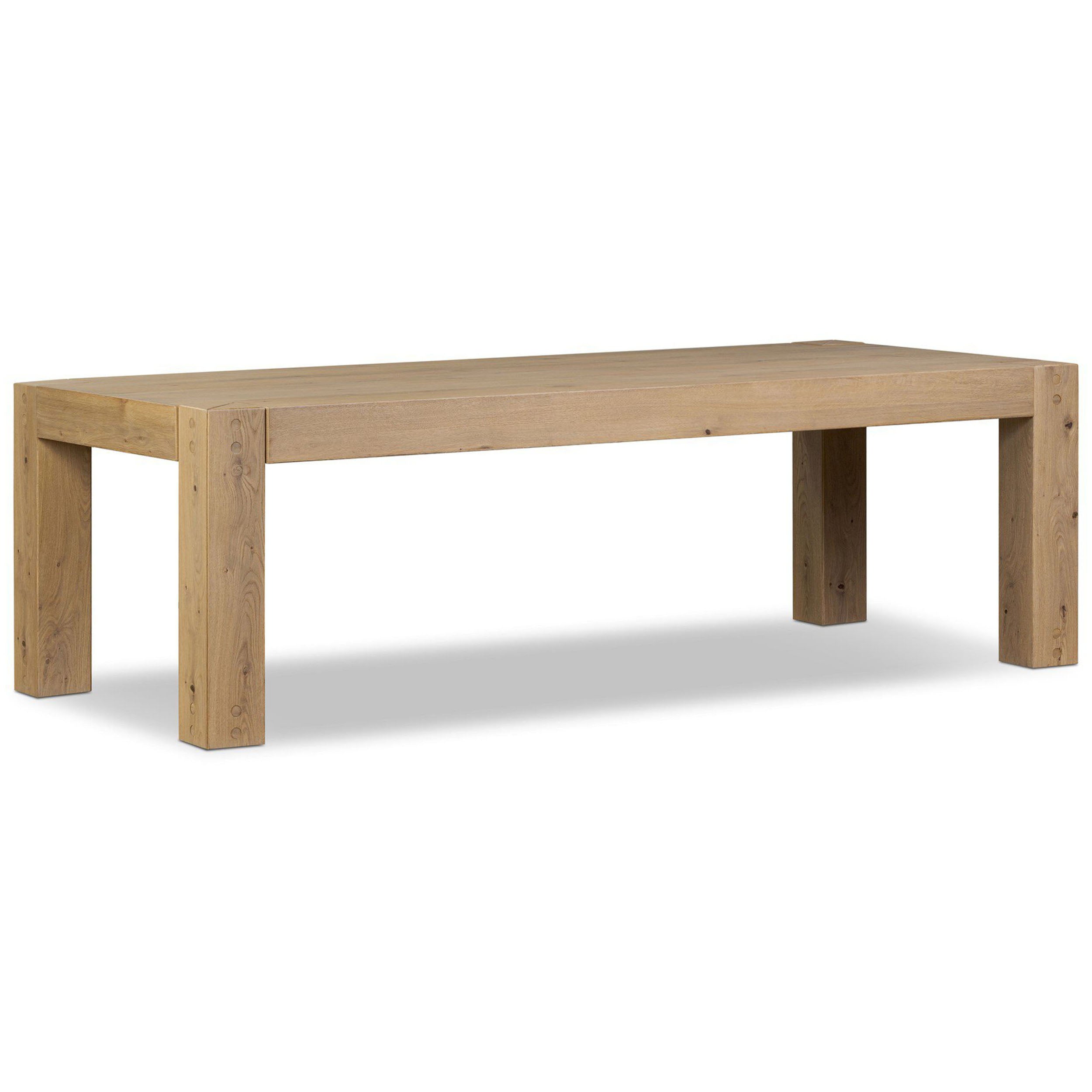 Emmer Dining Table, Aged Smoked Oak