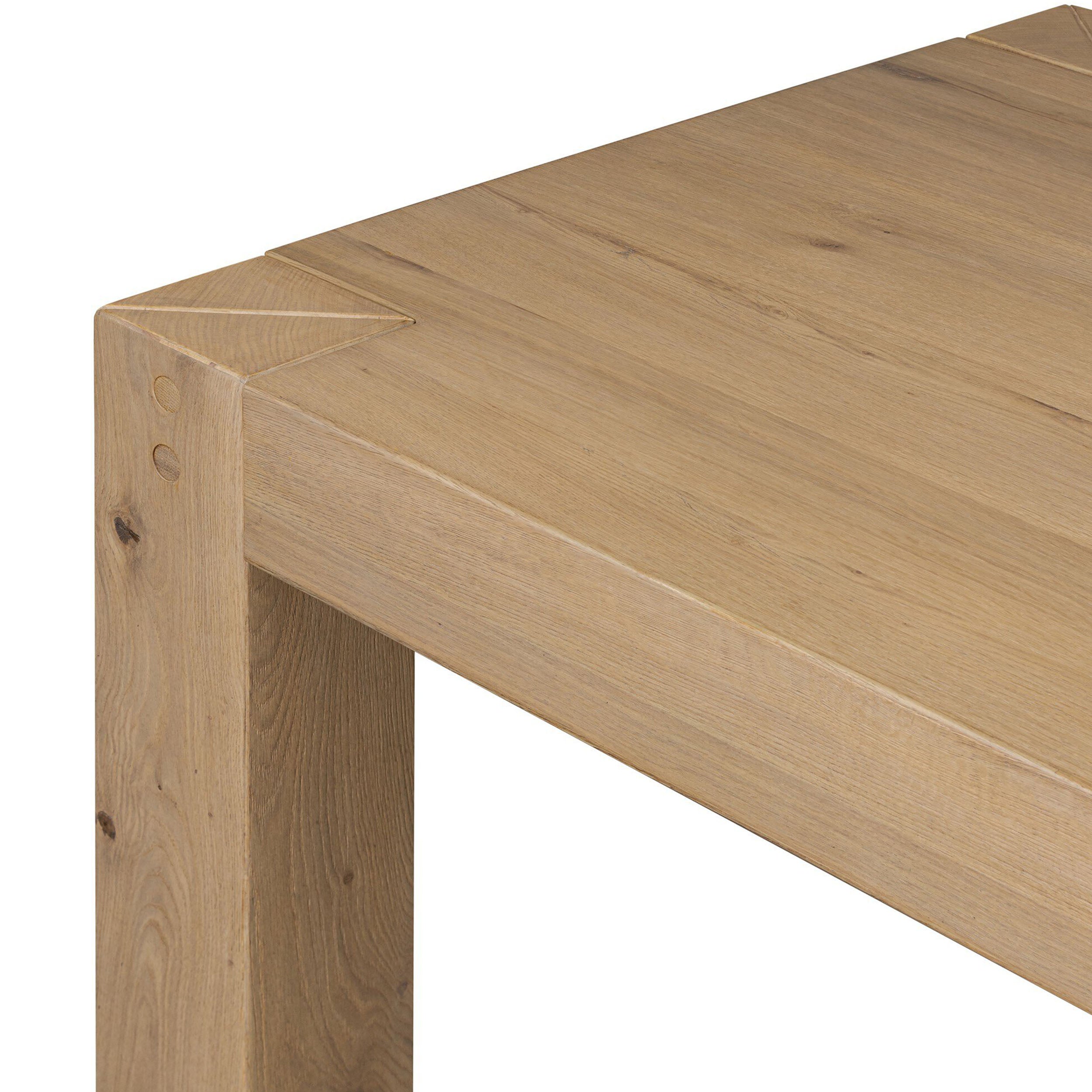 Emmer Dining Table, Aged Smoked Oak