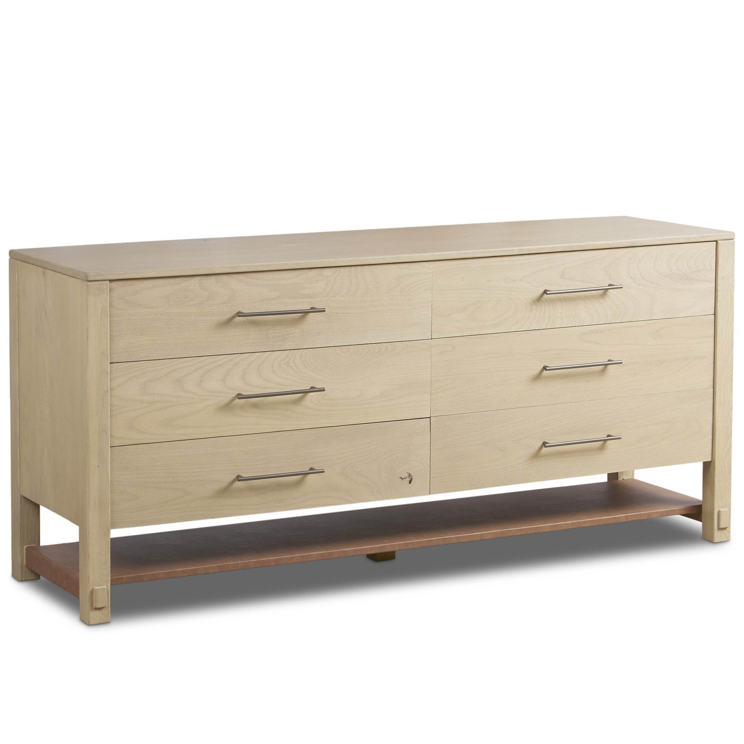 Blake 6 Drawer Dresser, Washed Ash