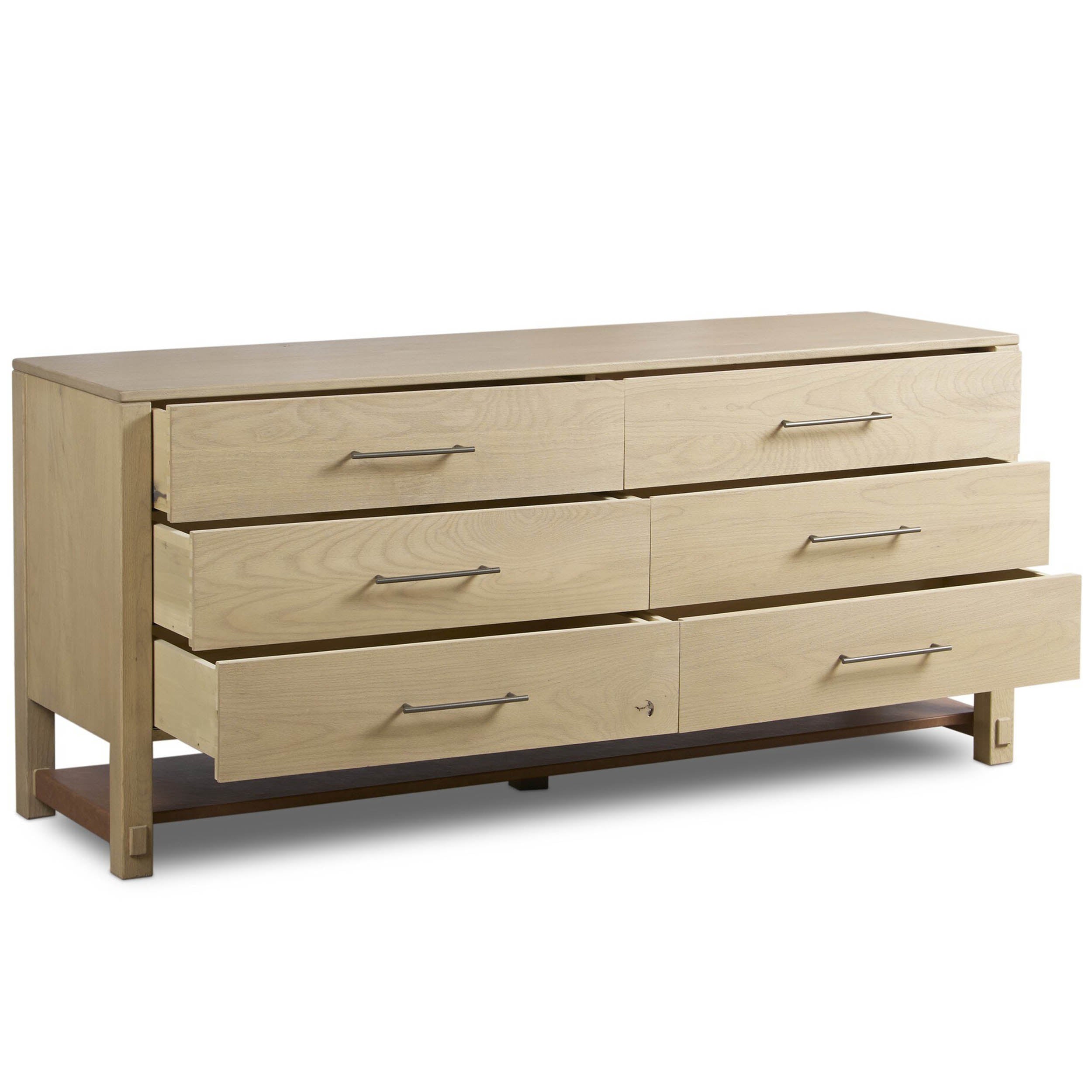 Blake 6 Drawer Dresser, Washed Ash