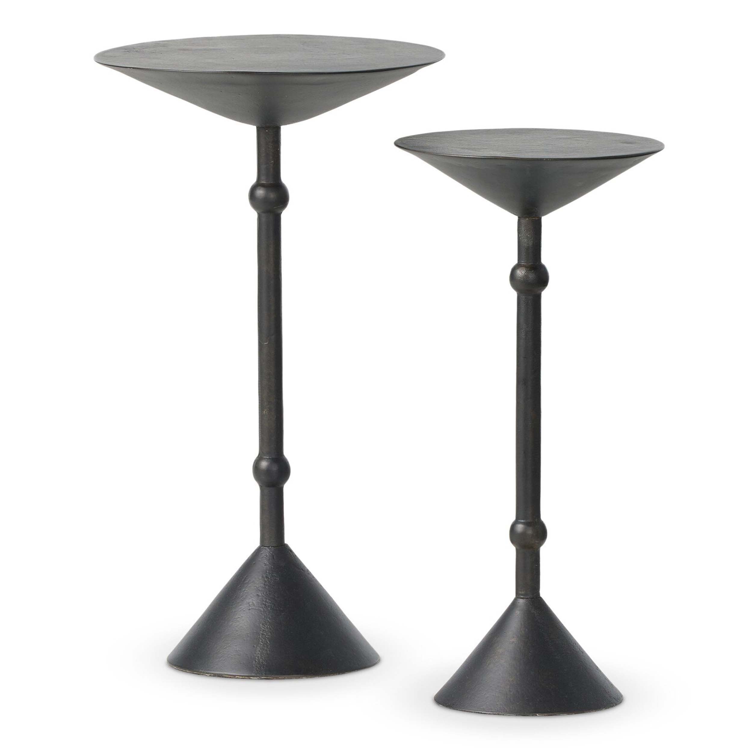Printa Nesting End Tables, Black Antique