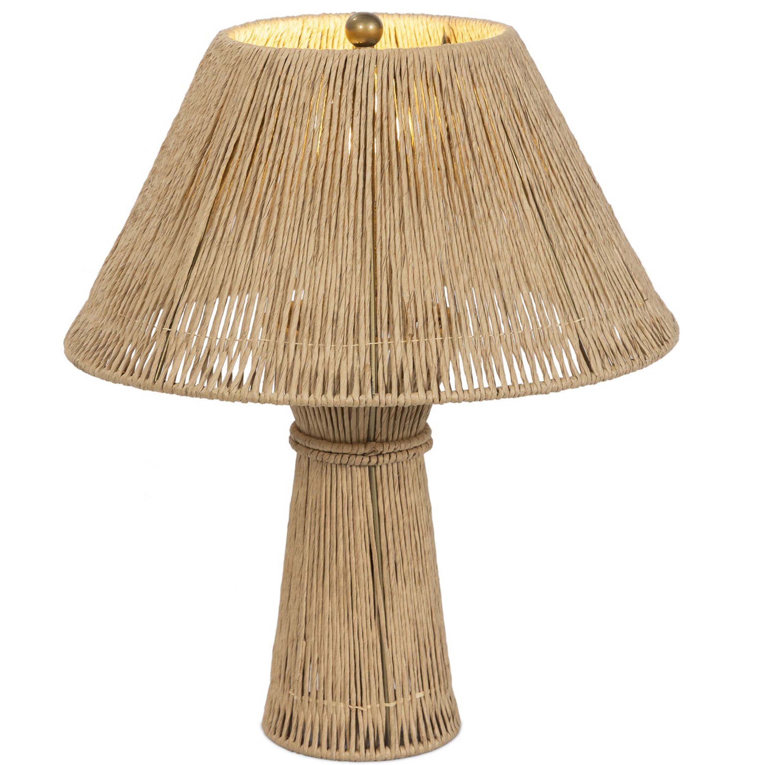Nessa Table Lamp, Antique Brass Iron