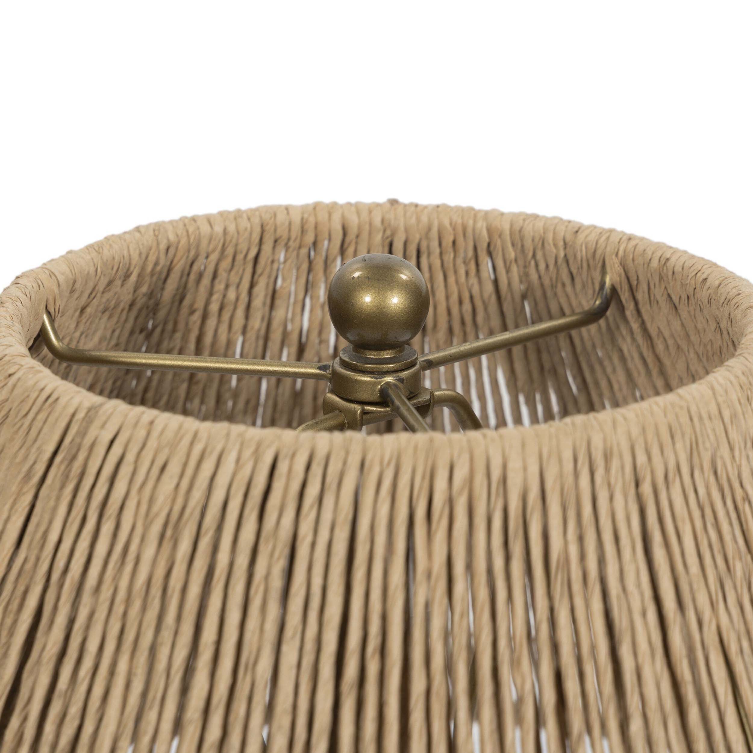 Nessa Table Lamp, Antique Brass Iron