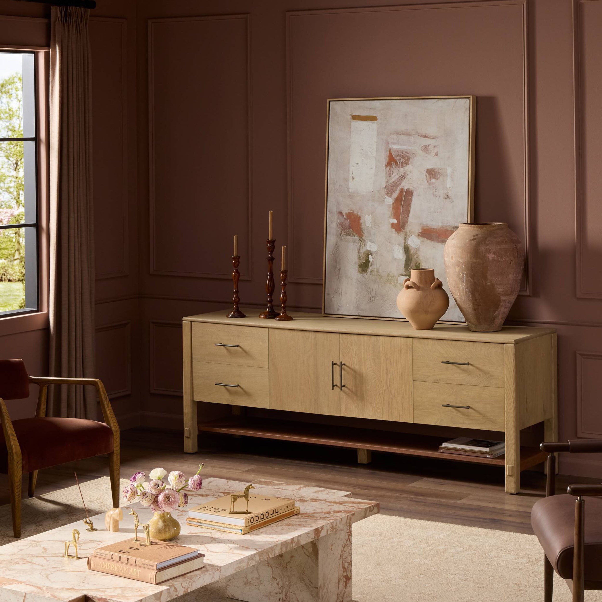 Blake Media Console, Washed Ash