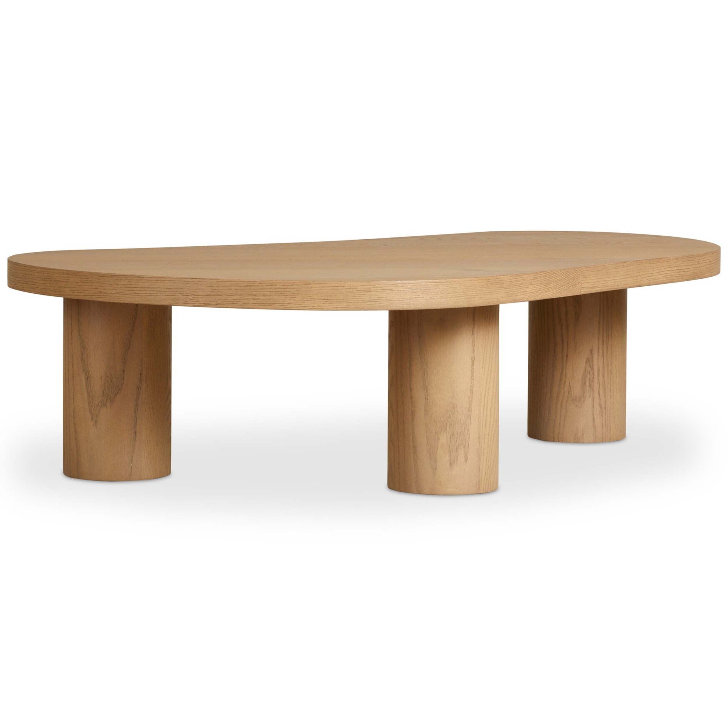 Joji Nesting Coffee Table, Natural Oak Veneer