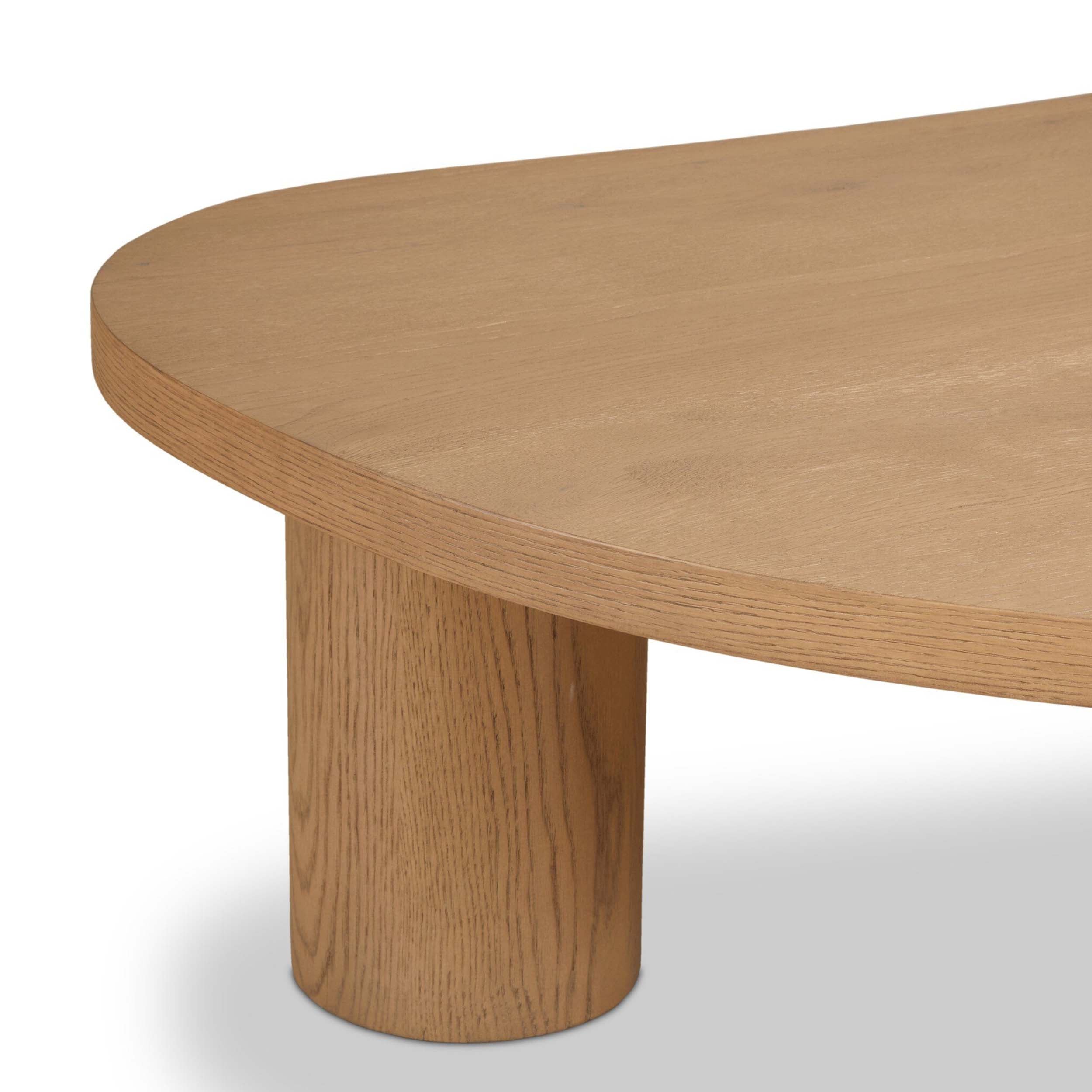 Joji Nesting Coffee Table, Natural Oak Veneer