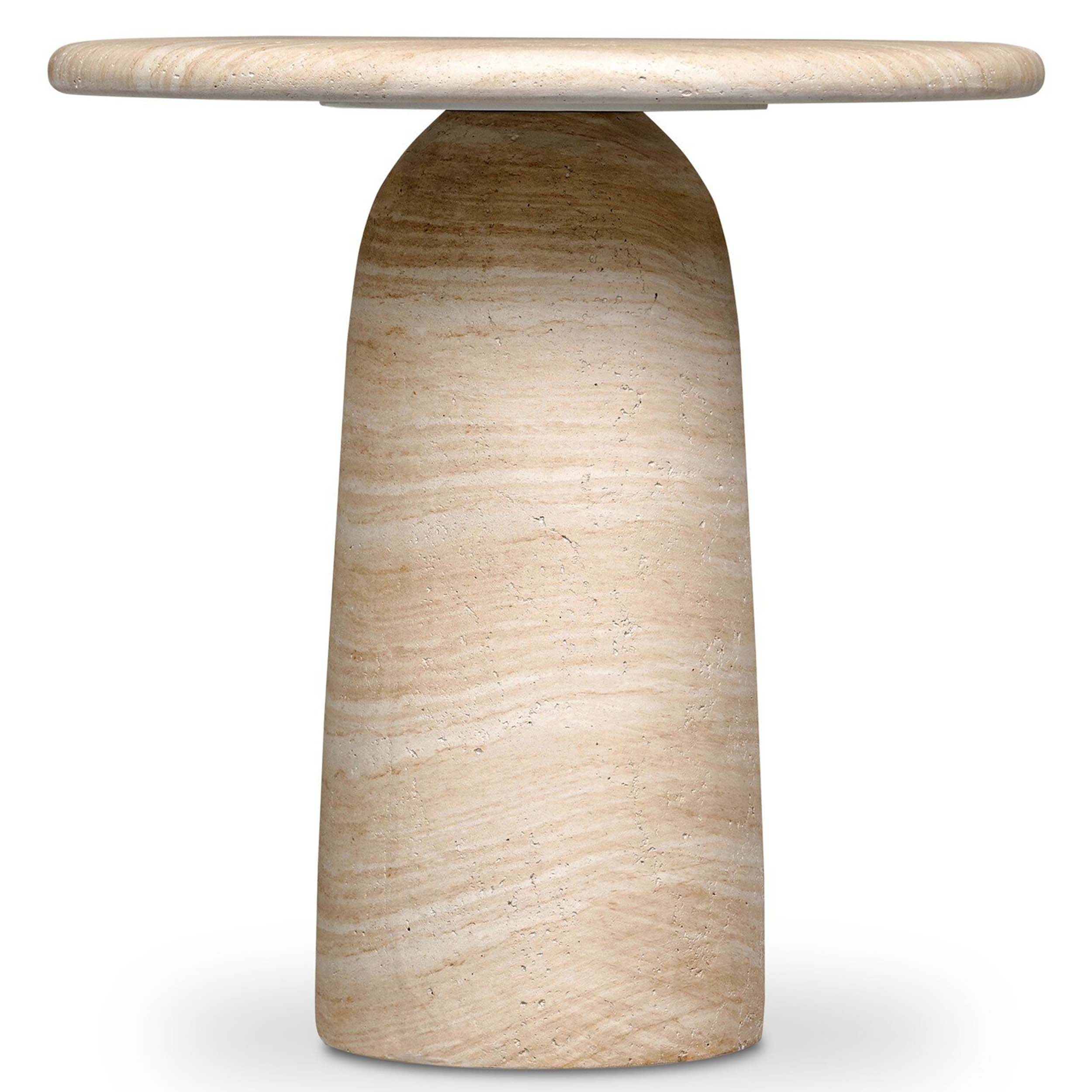 Janice End Table, Sand Striae