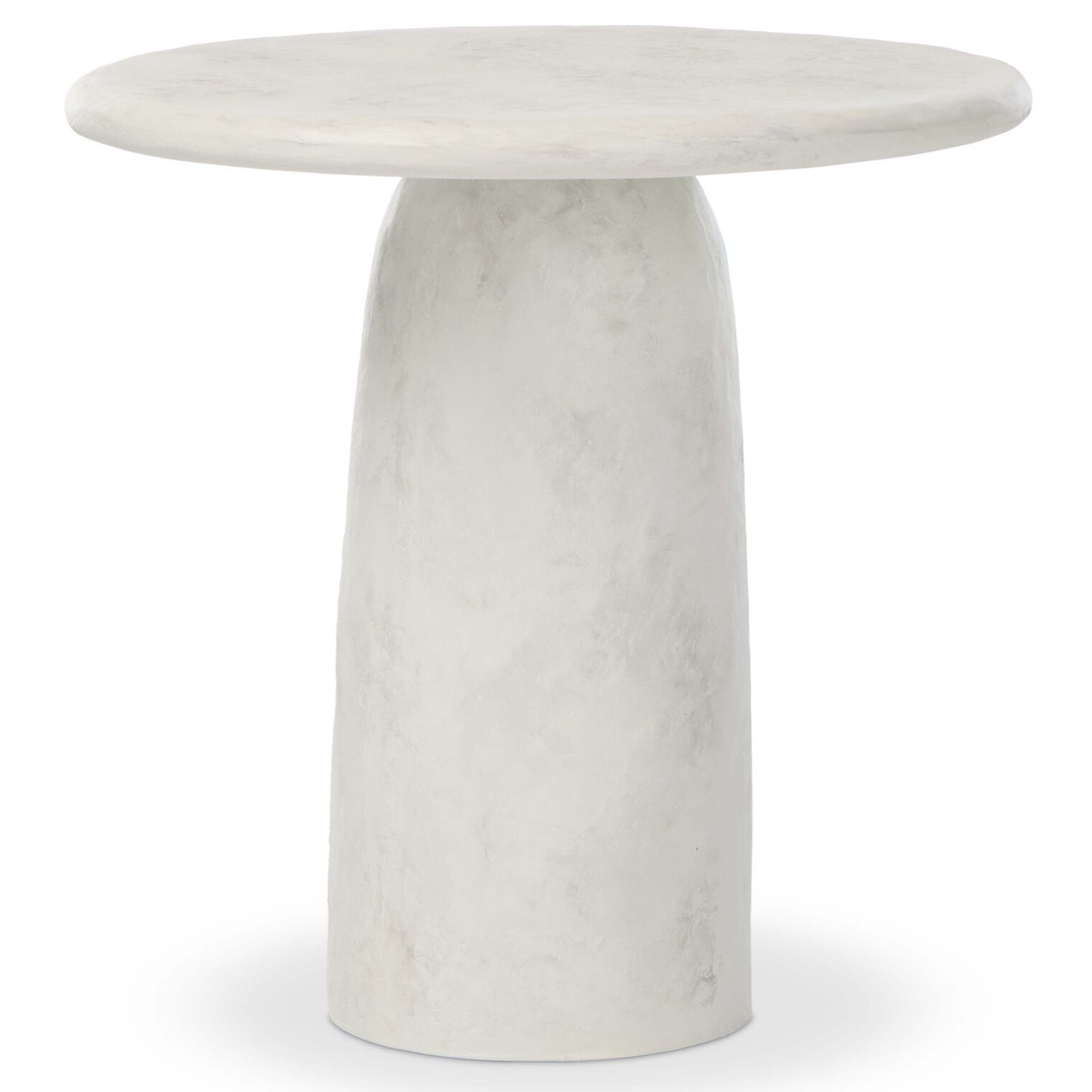 Janice End Table, Textured Lunar Concrete