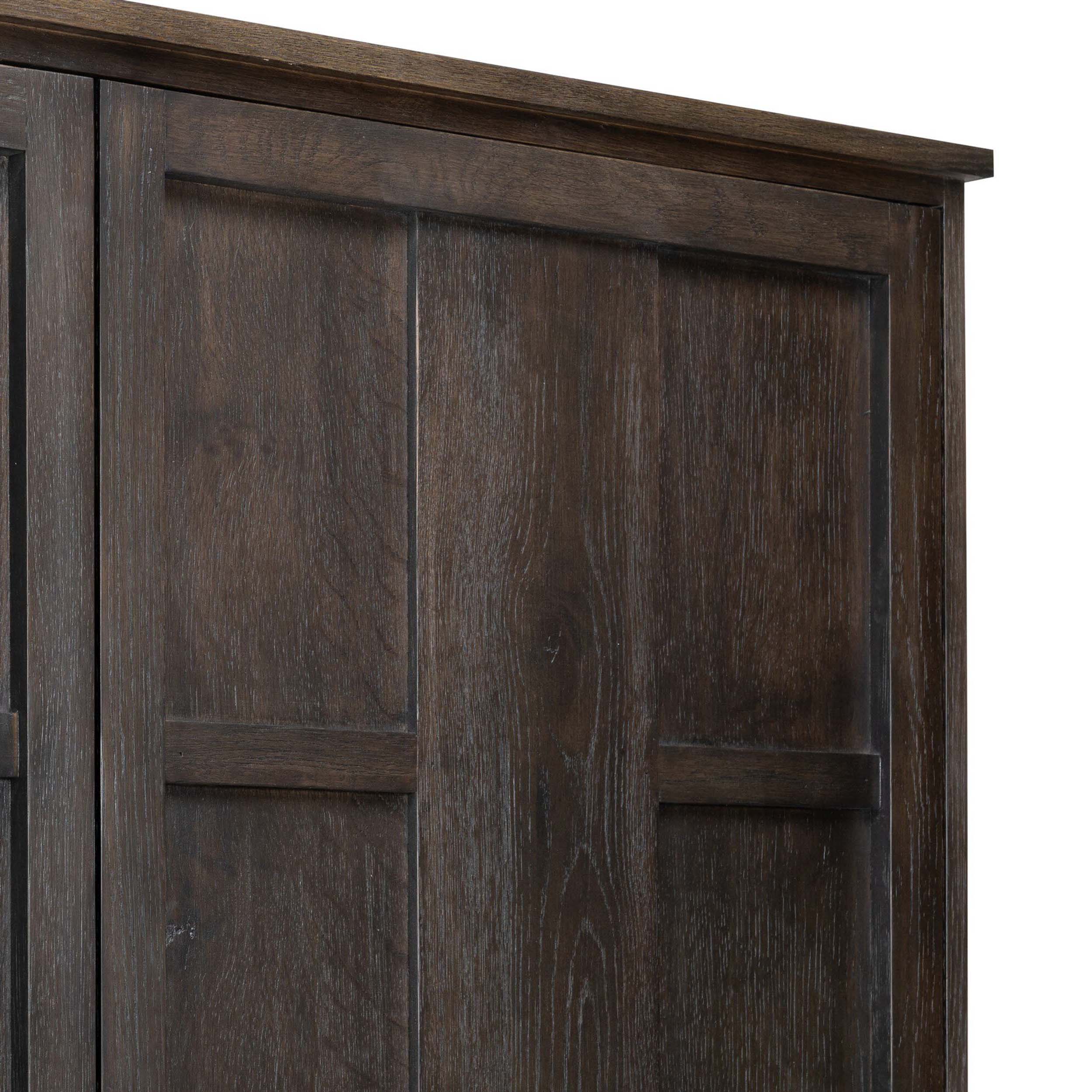Alessio Cabinet, Smoked Black Veneer