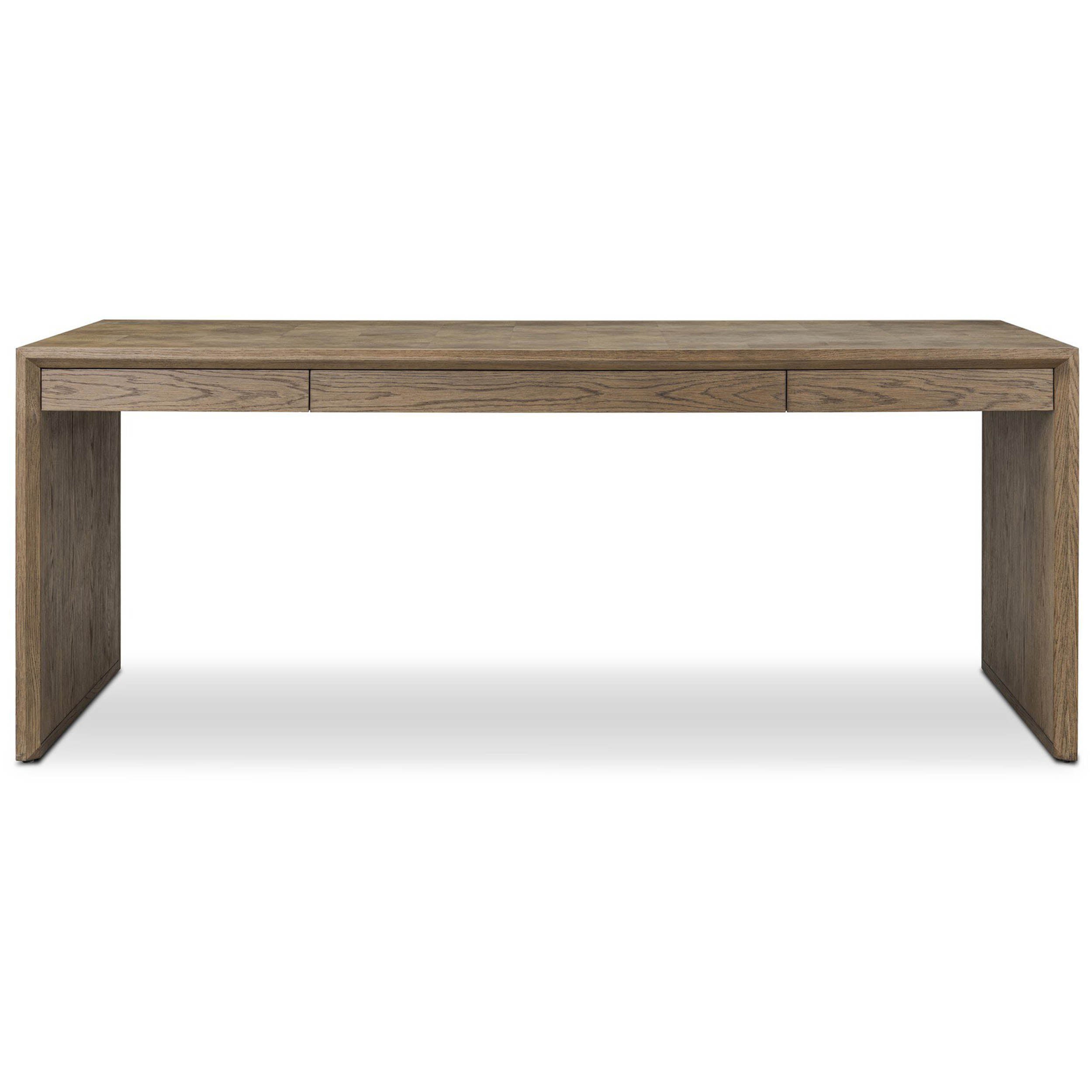 Salta Desk, Brown Oak Thick Veneer