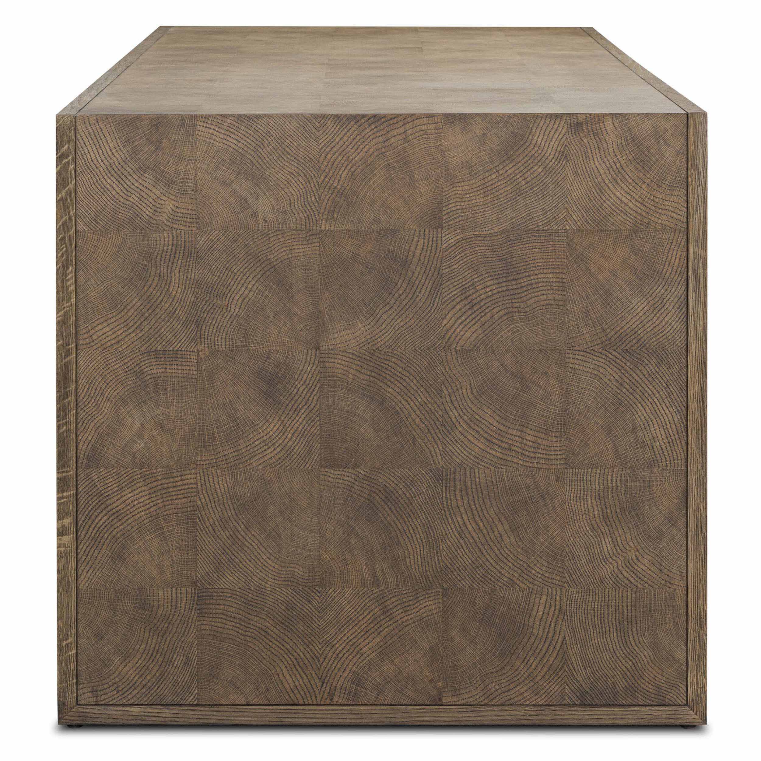 Salta Desk, Brown Oak Thick Veneer