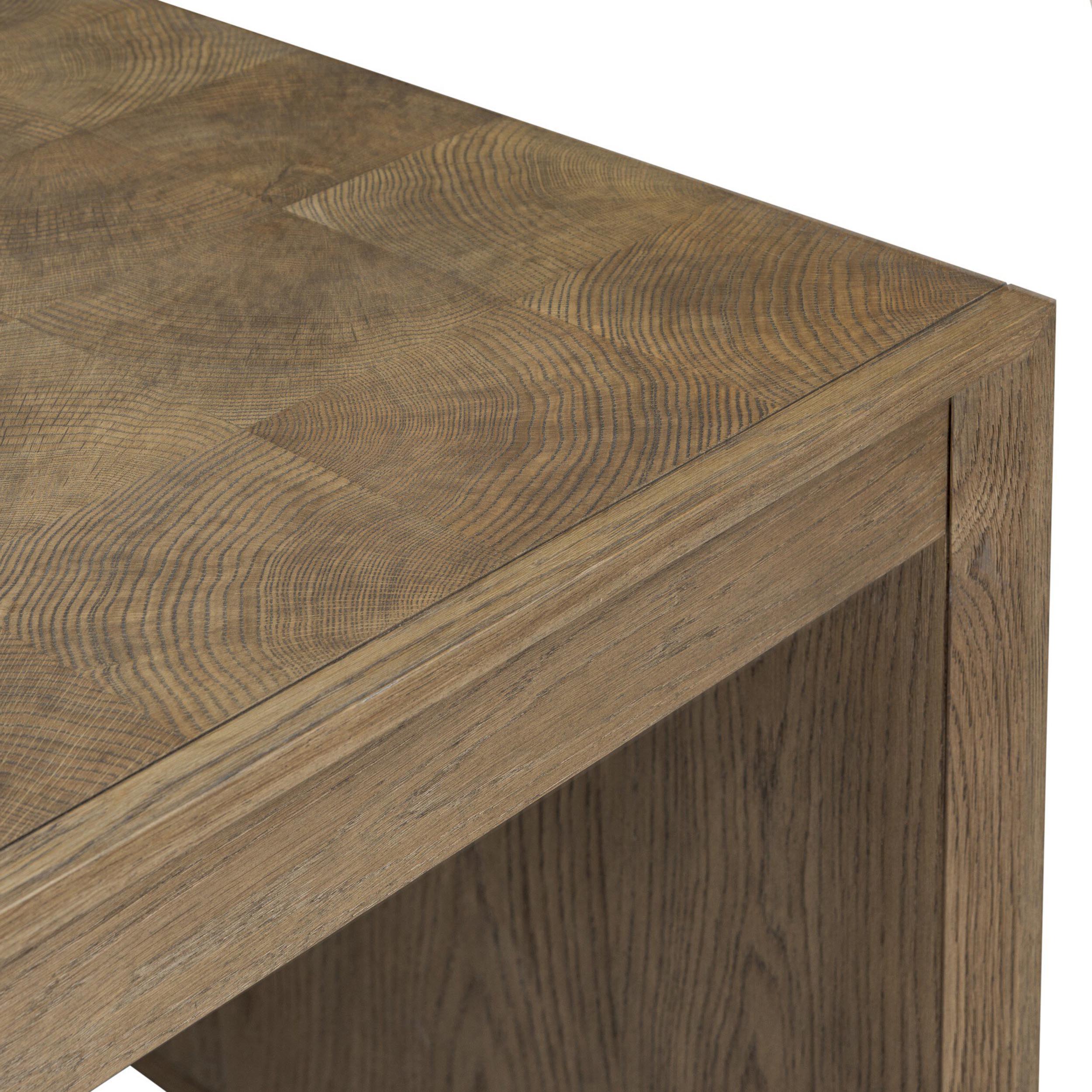 Salta Desk, Brown Oak Thick Veneer
