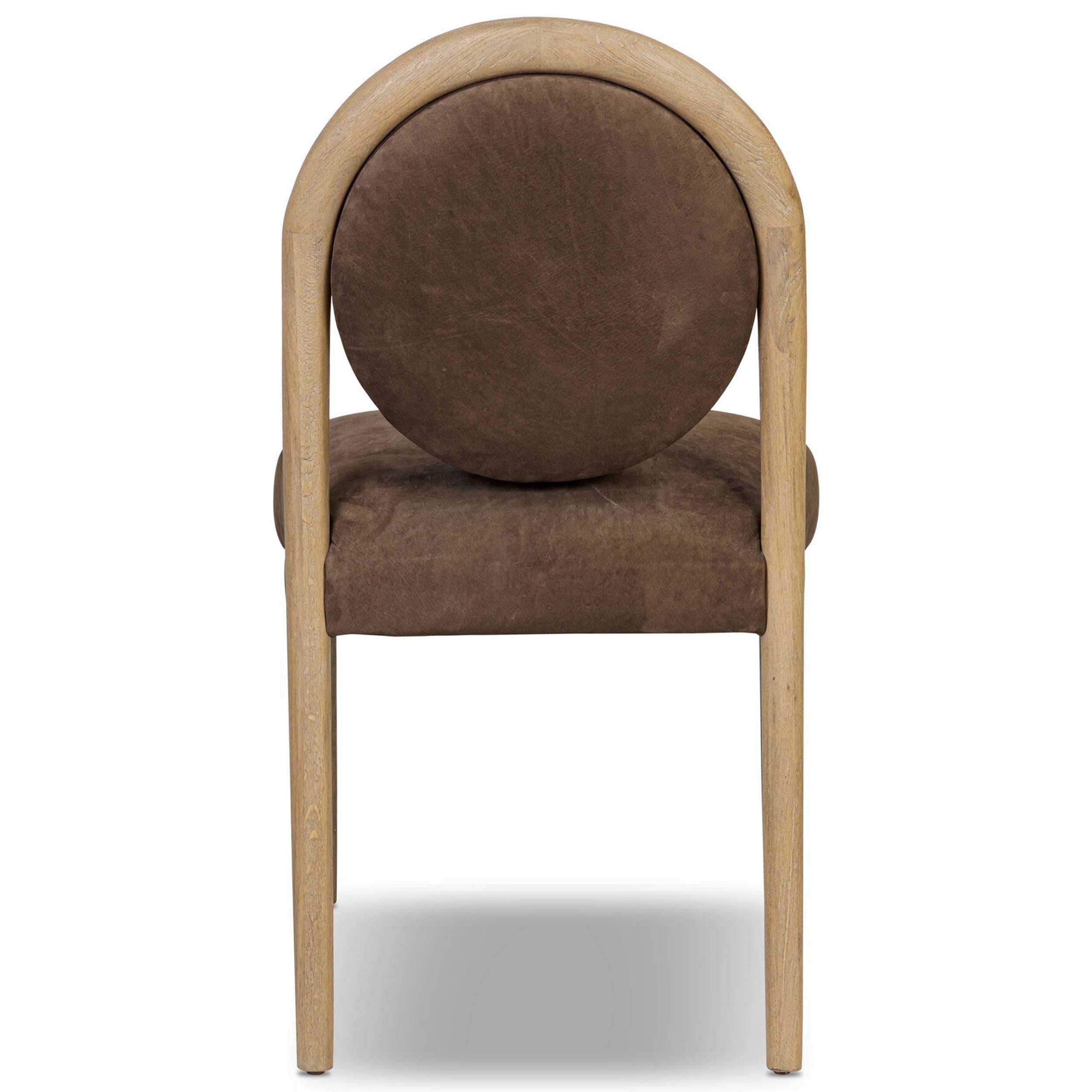 Prentiss Dining Chair, Nubuck Cigar, Set of 2