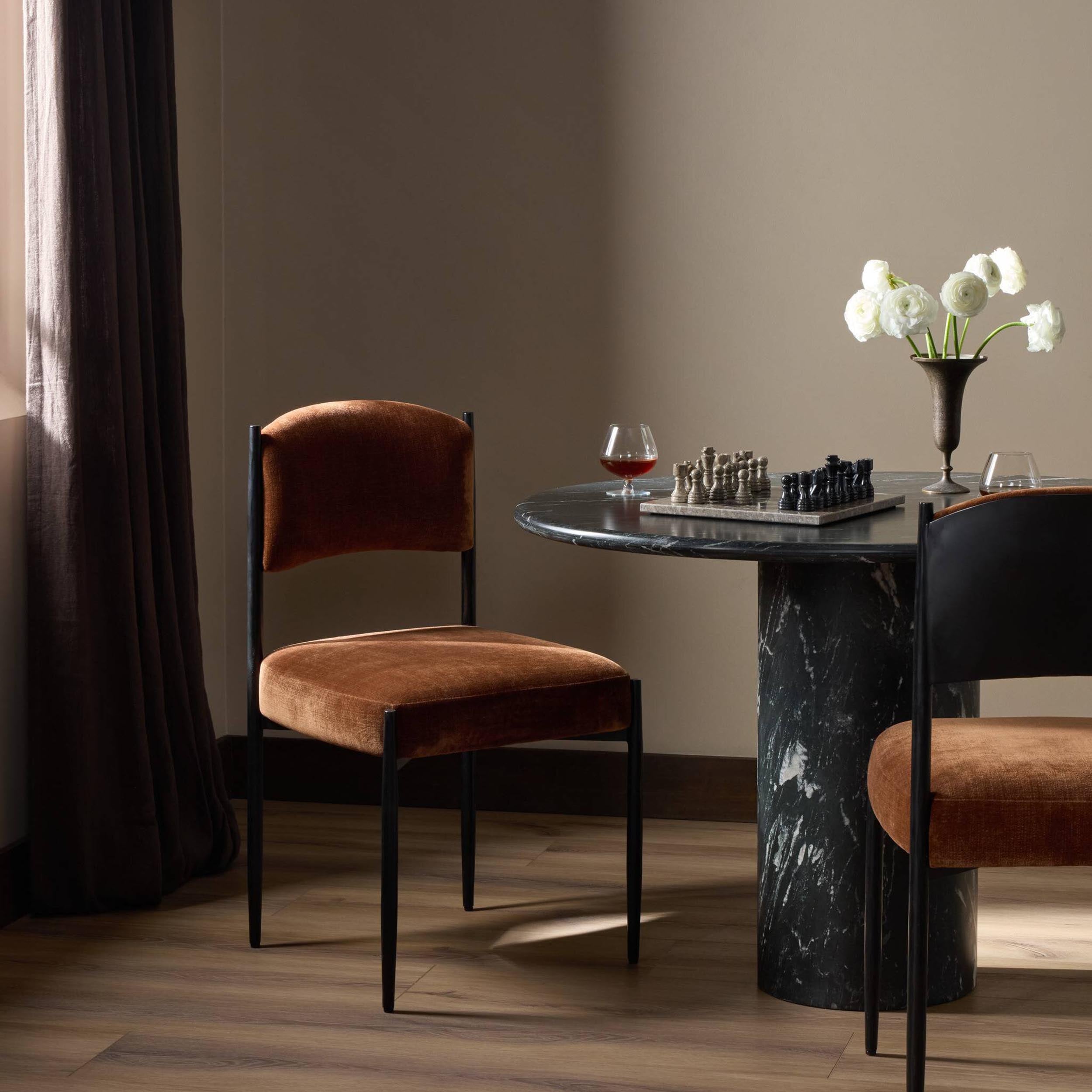 Bellaire Dining Chair, Altair Sienna, Set of 2