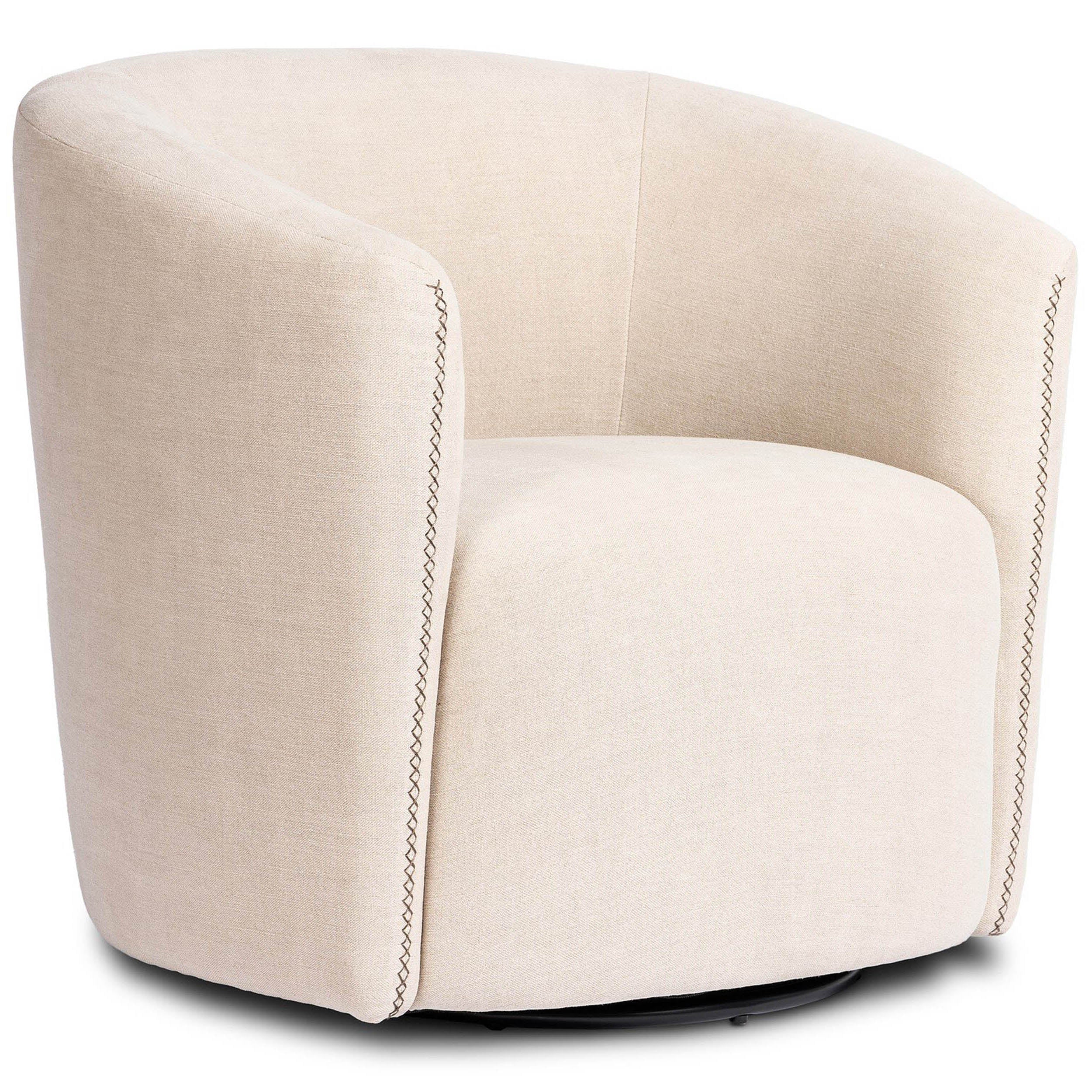 Salena Swivel Chair, Broadway Dune