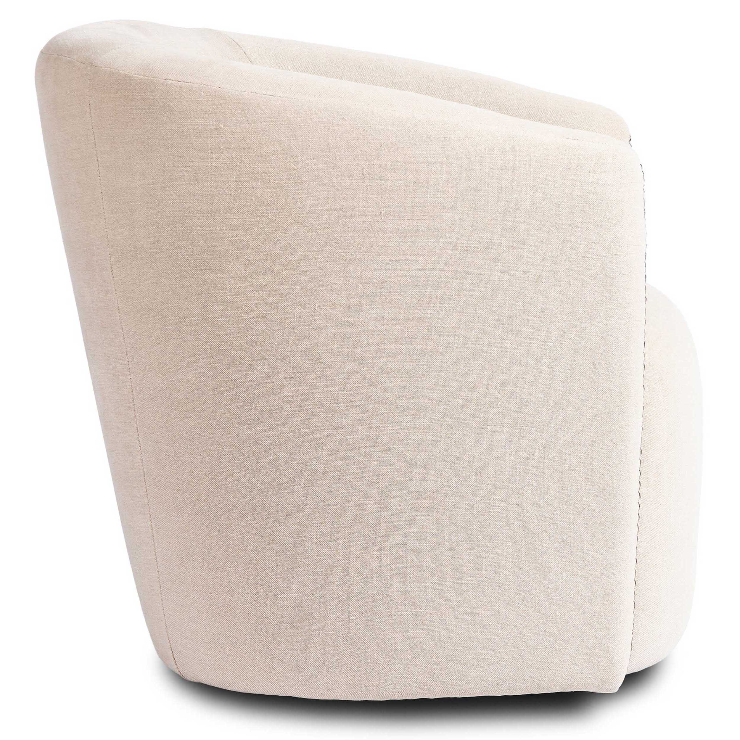 Salena Swivel Chair, Broadway Dune