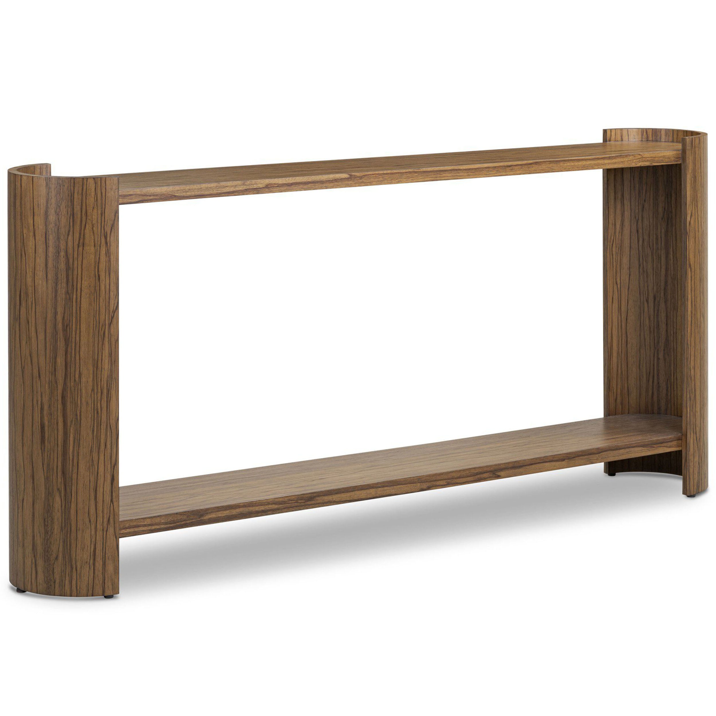 Damari Console Table, Medium Brown Limba