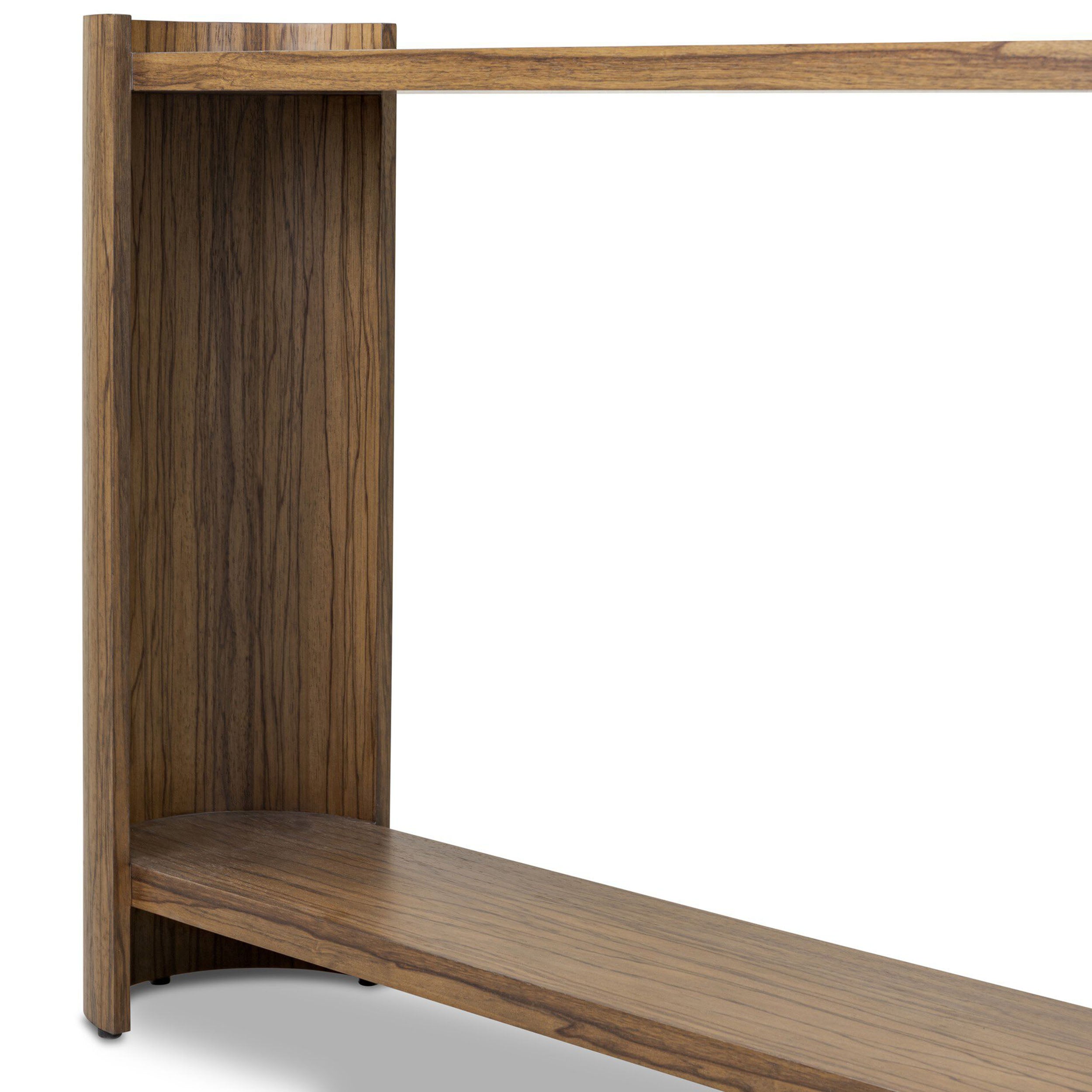 Damari Console Table, Medium Brown Limba