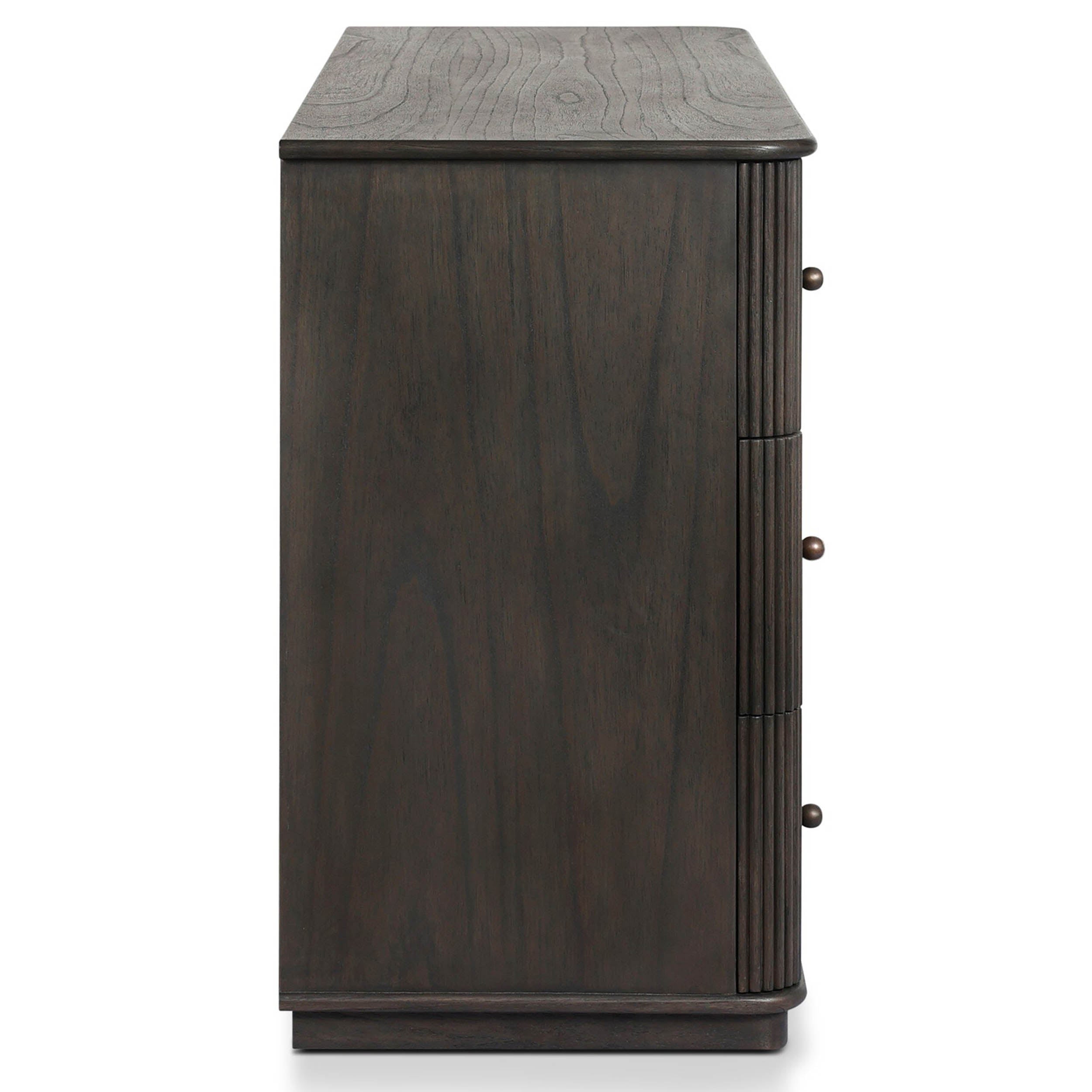 Ona 6-Drawer Dresser, Smoked Black Mindi
