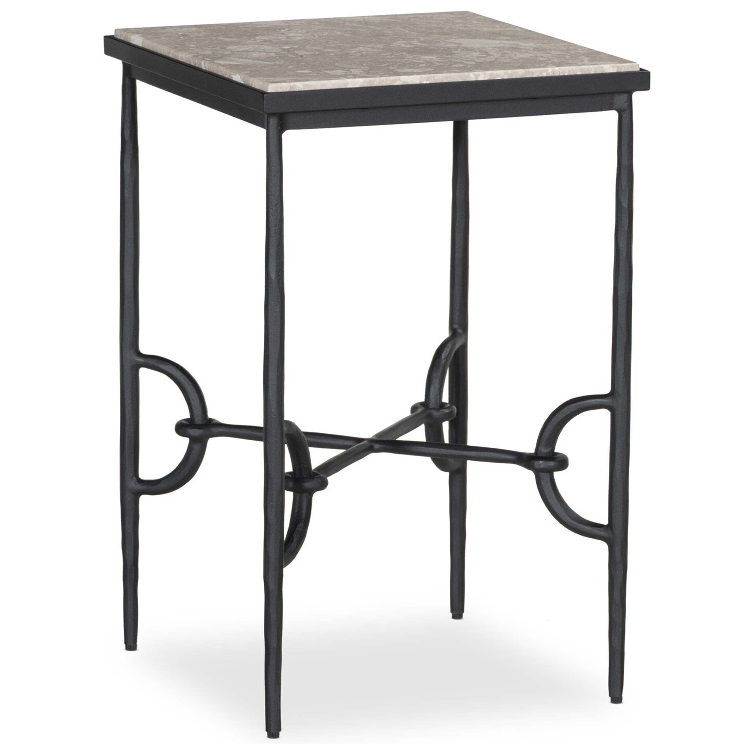 Babylon Small End Table, Lunar Marble