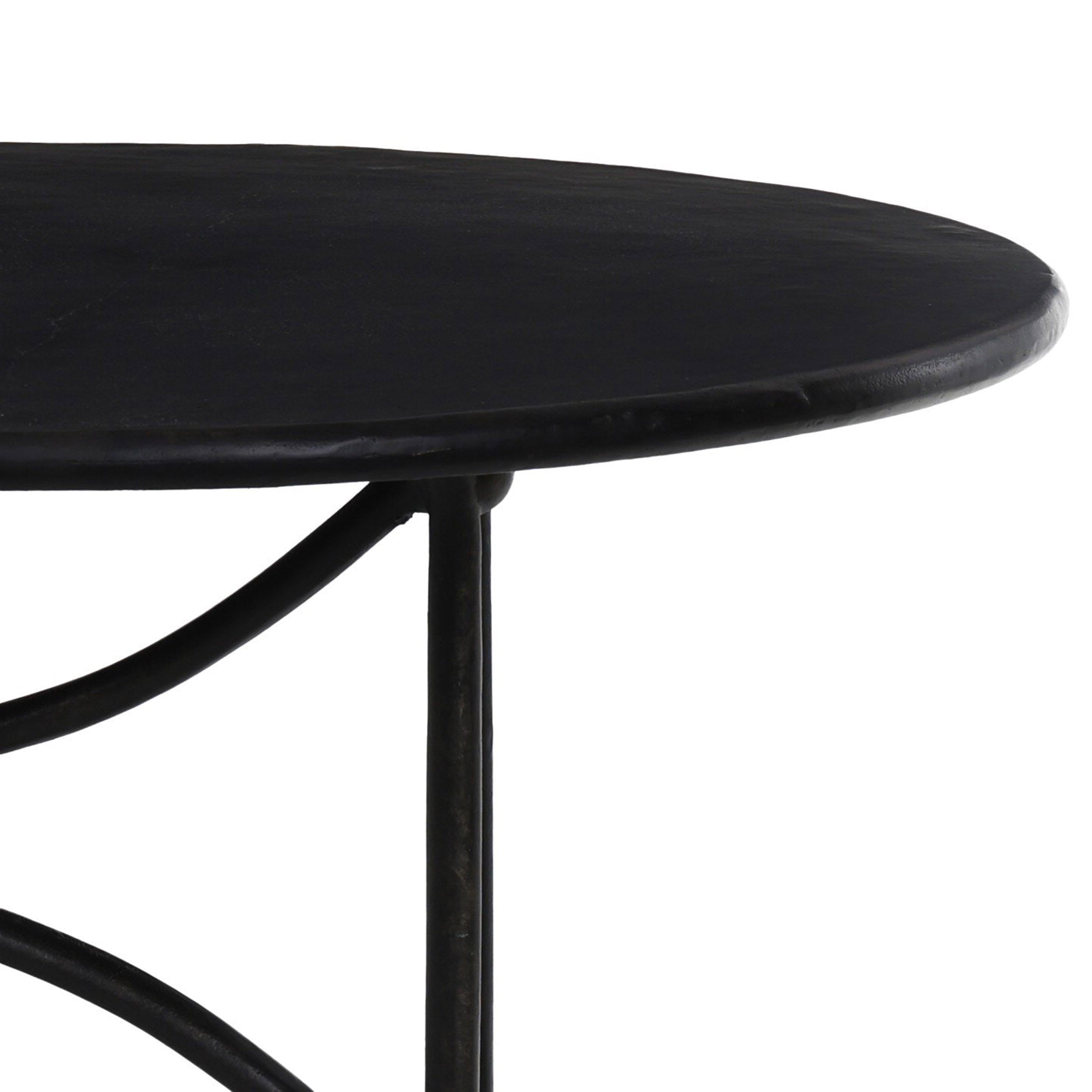 Lenoir Outdoor Dining Table-76", Distressed Bronze