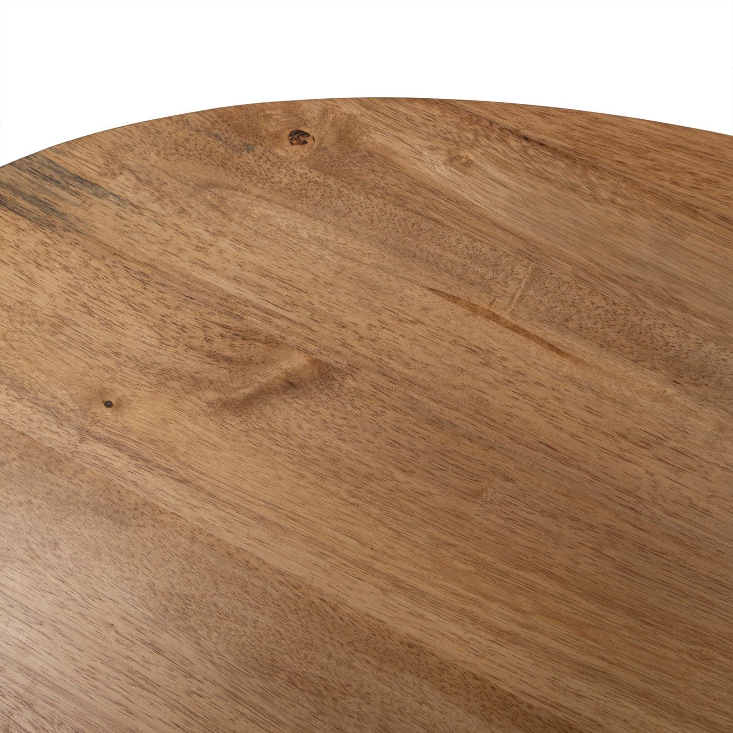 Bibianna Oval Dining Table, Smoked Honey/Honed White Marble