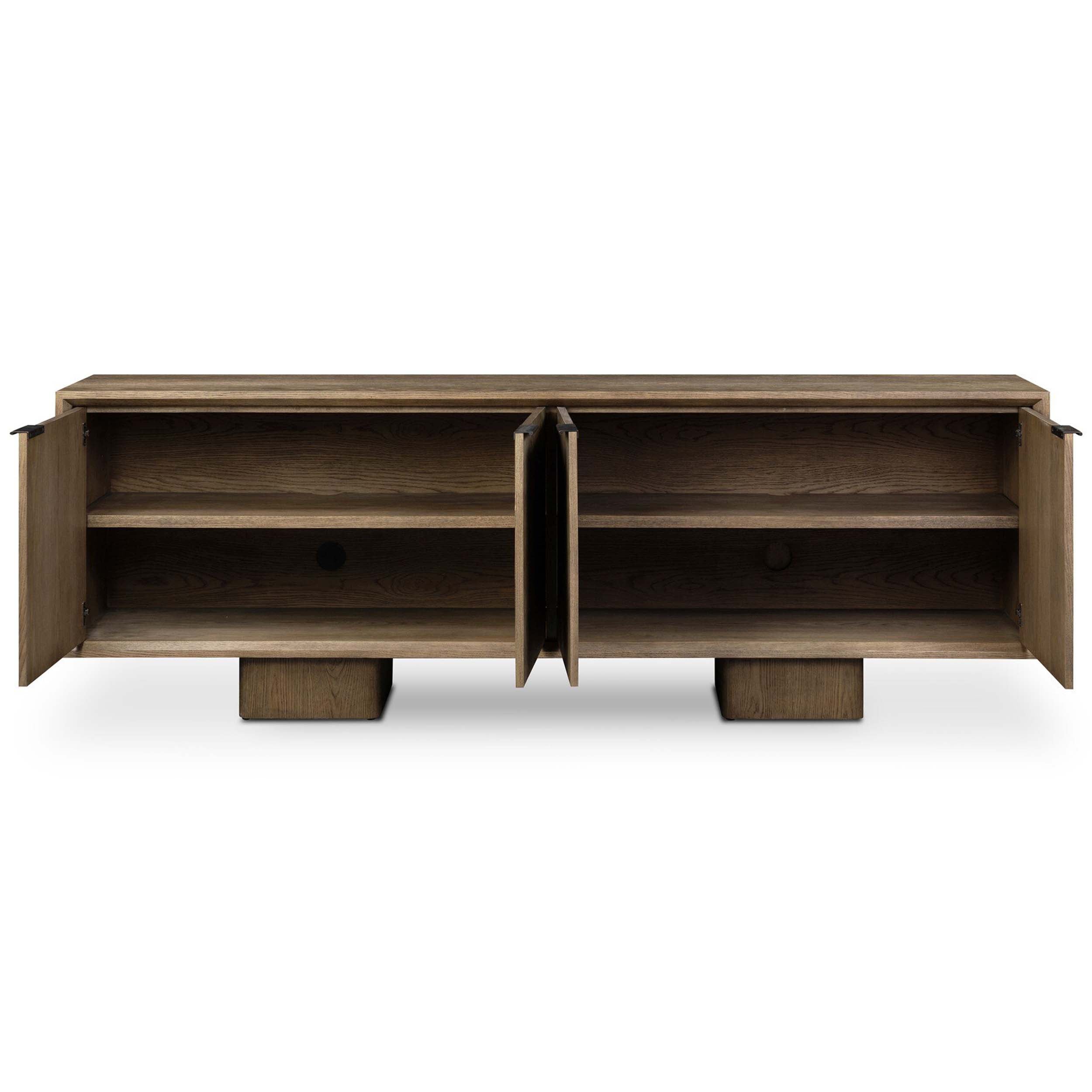 Salta Sideboard, Brown Oak Thick Veneer