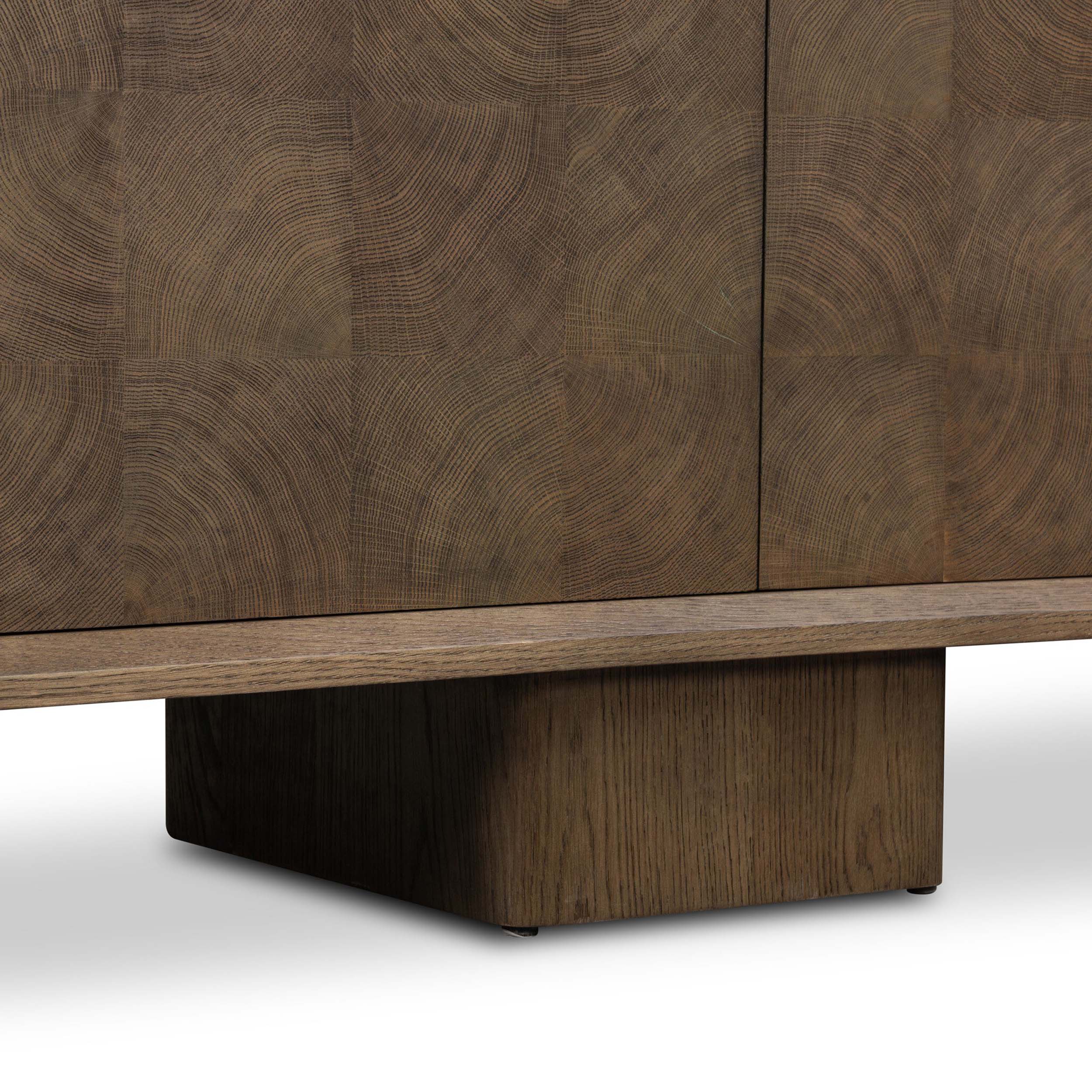Salta Sideboard, Brown Oak Thick Veneer