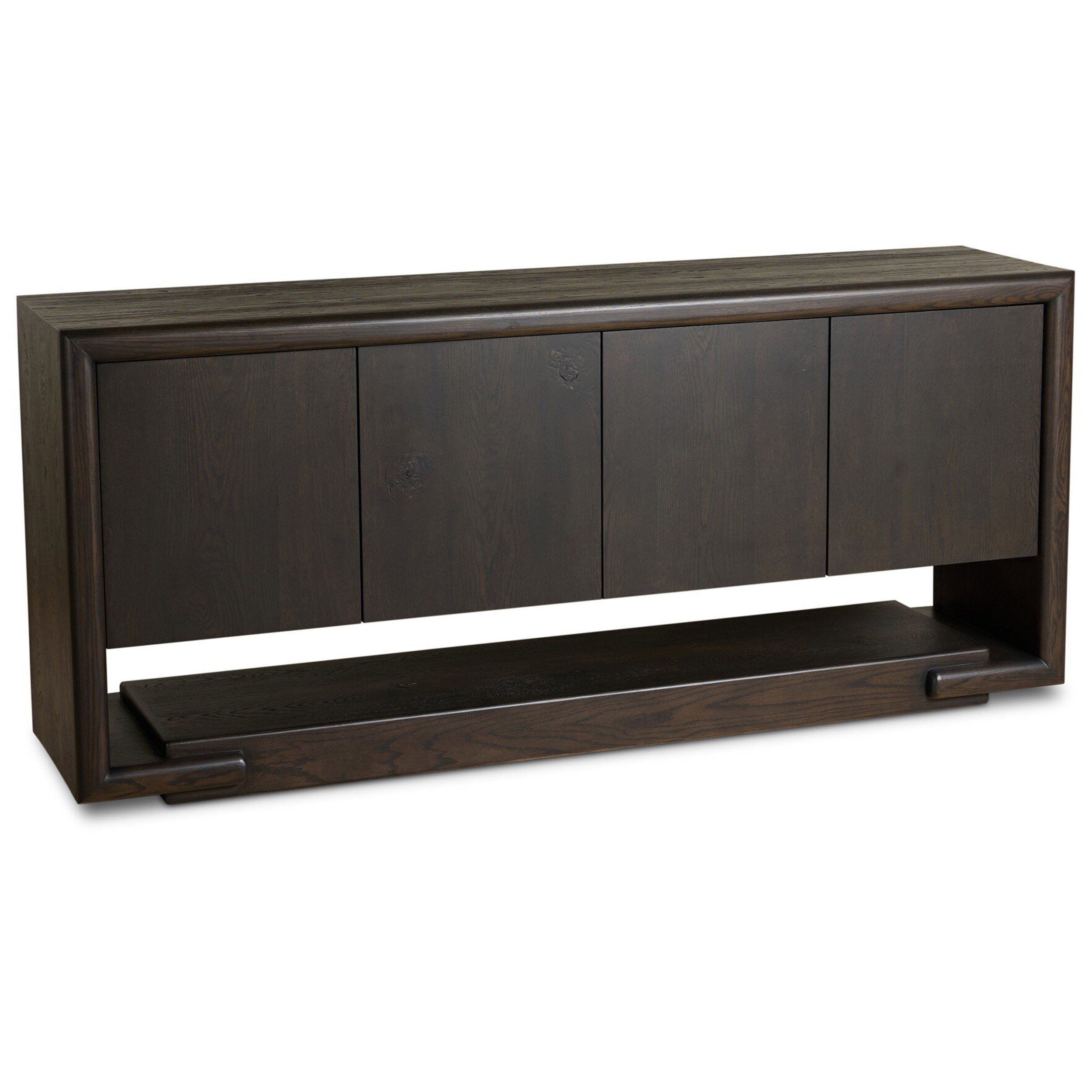 Zaki Sideboard, Smoked Black Veneer