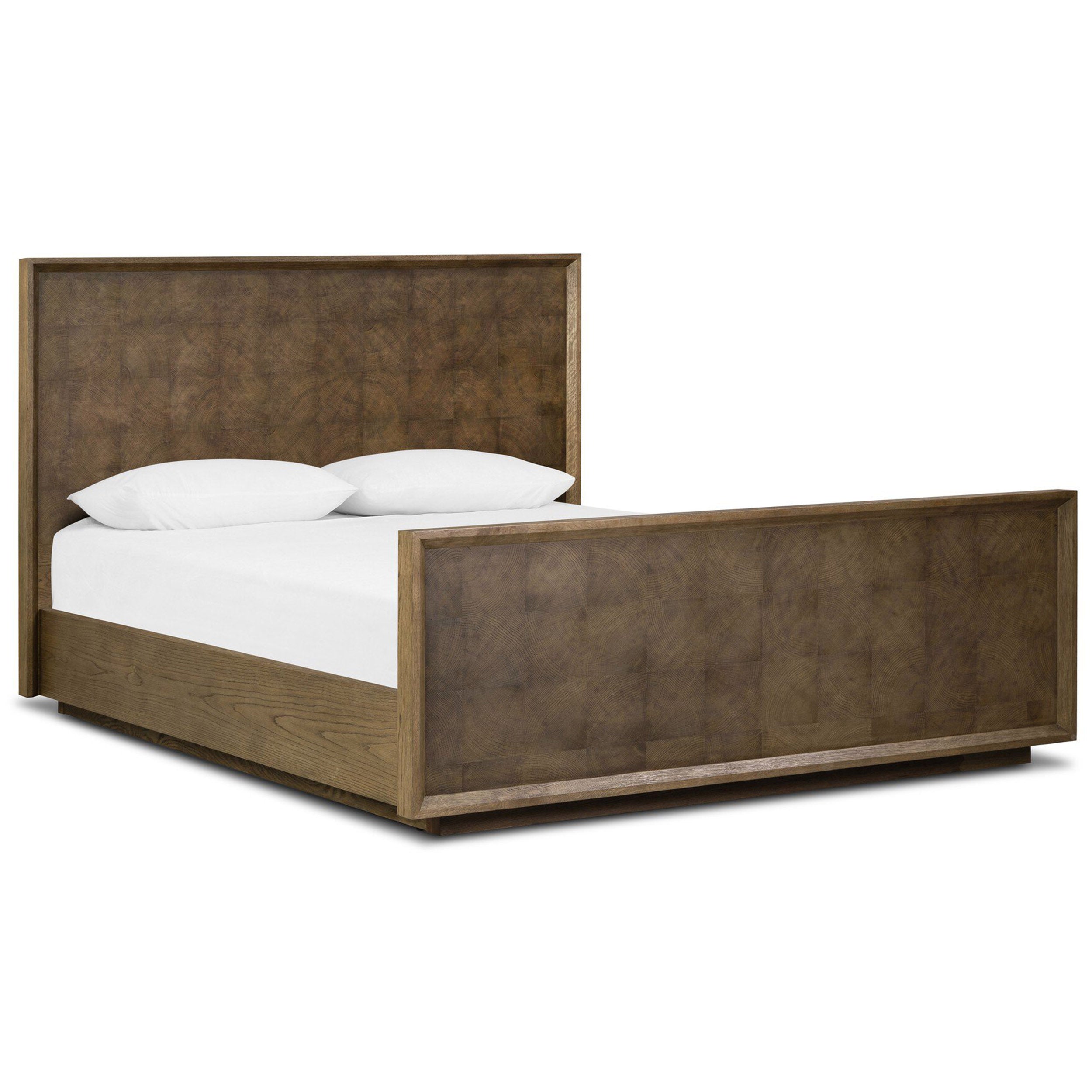 Salta Bed, Brown Oak Thin Oyster