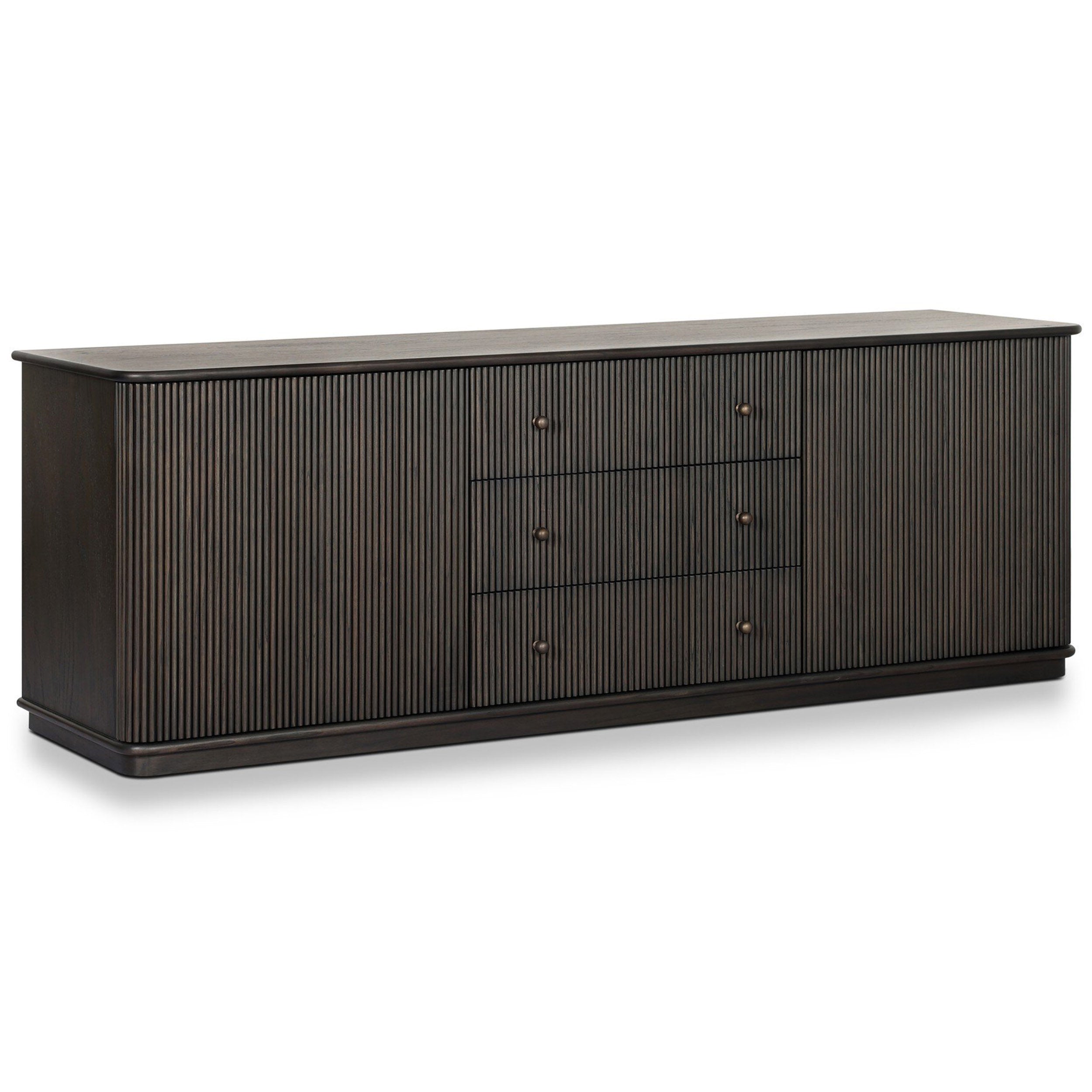 Ona Media Console, Smoked Black Mindi