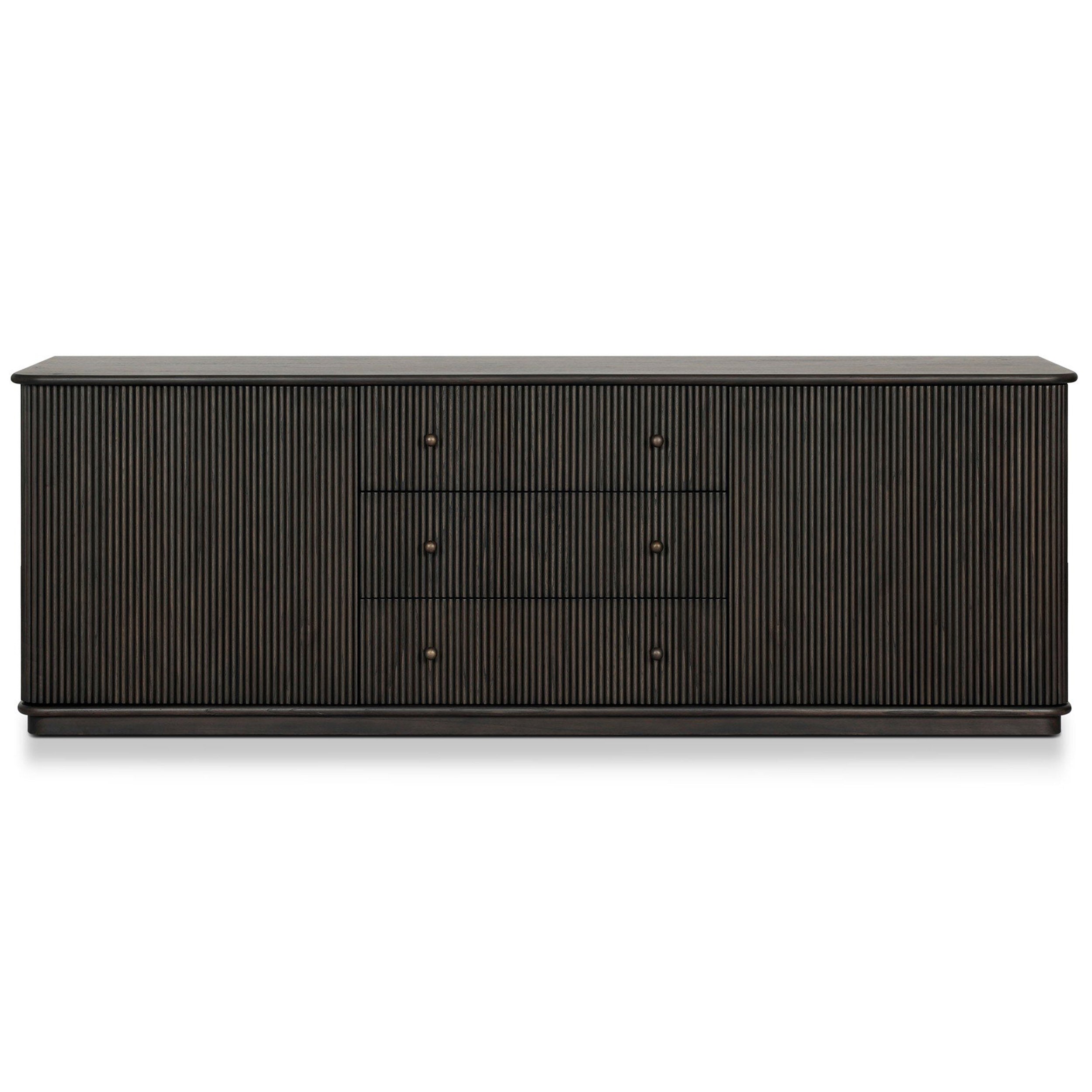 Ona Media Console, Smoked Black Mindi