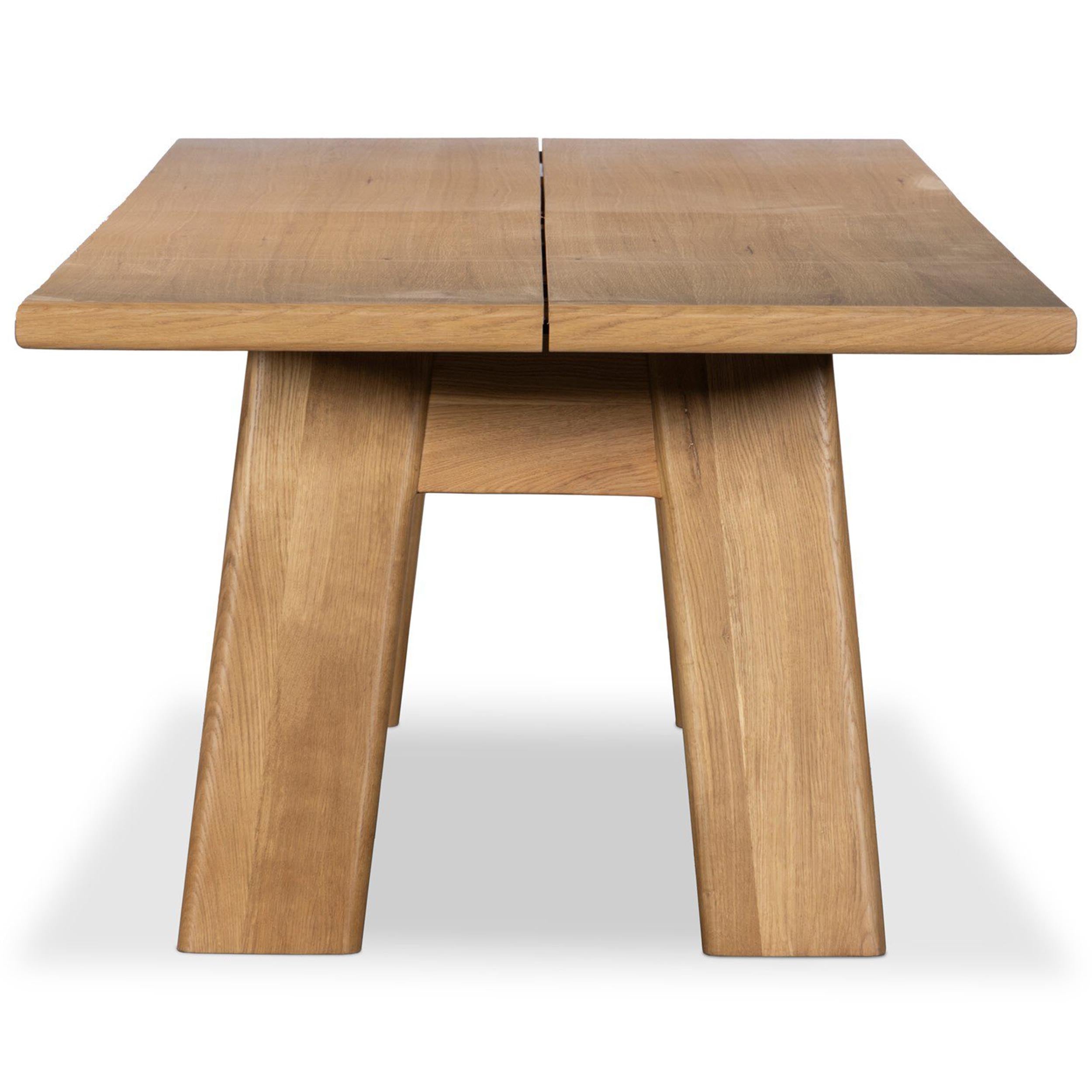 Jameson Grand Dining Table, Blonde Oak Veneer