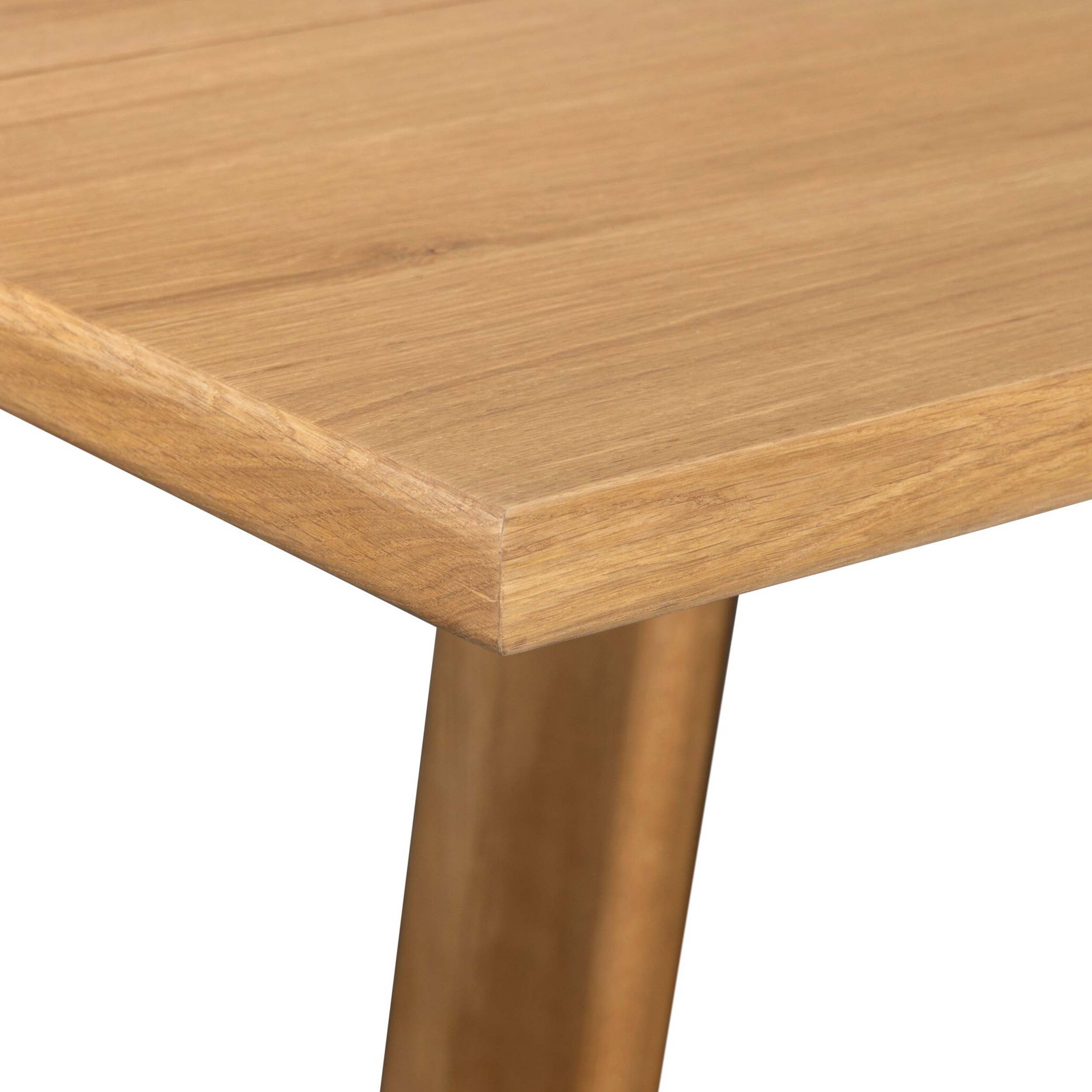 Jameson Grand Dining Table, Blonde Oak Veneer