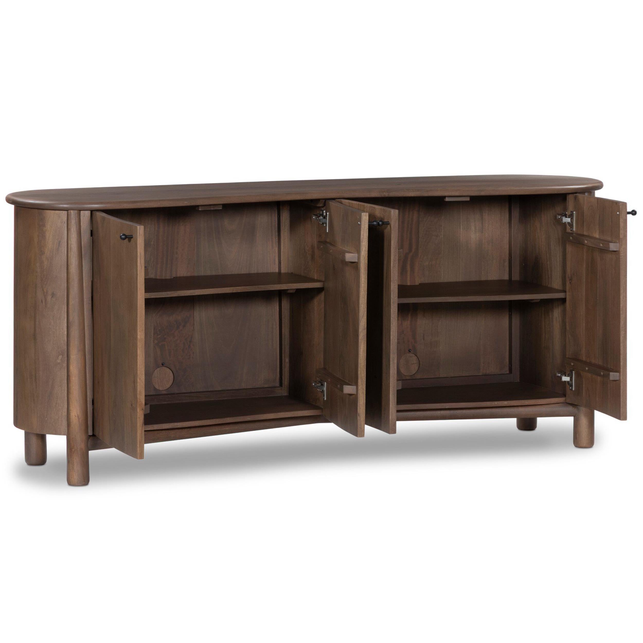 Tindra Sideboard, Washed Taupe Mango