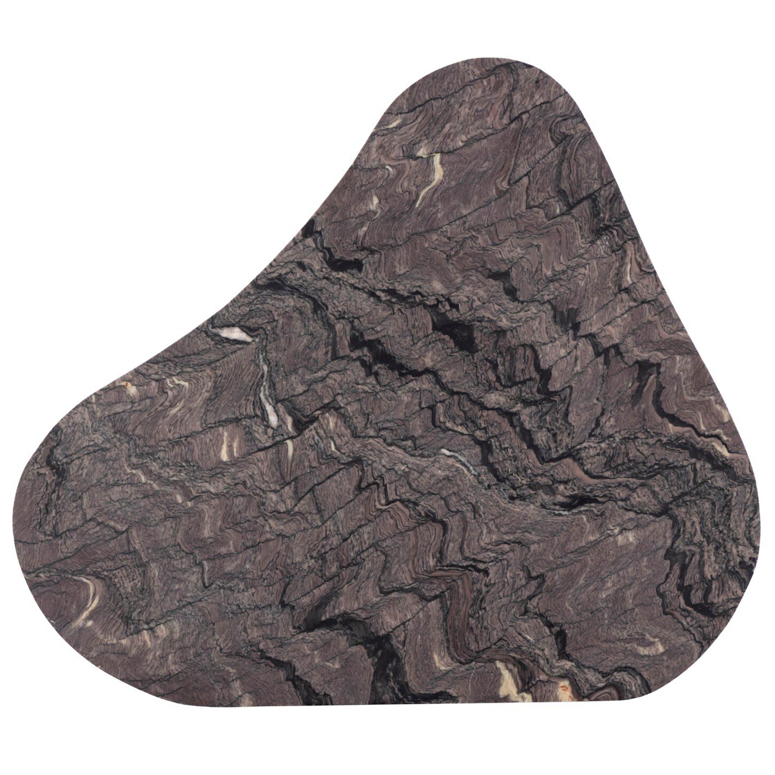 Manoli End Table, Smoke Plum Marble