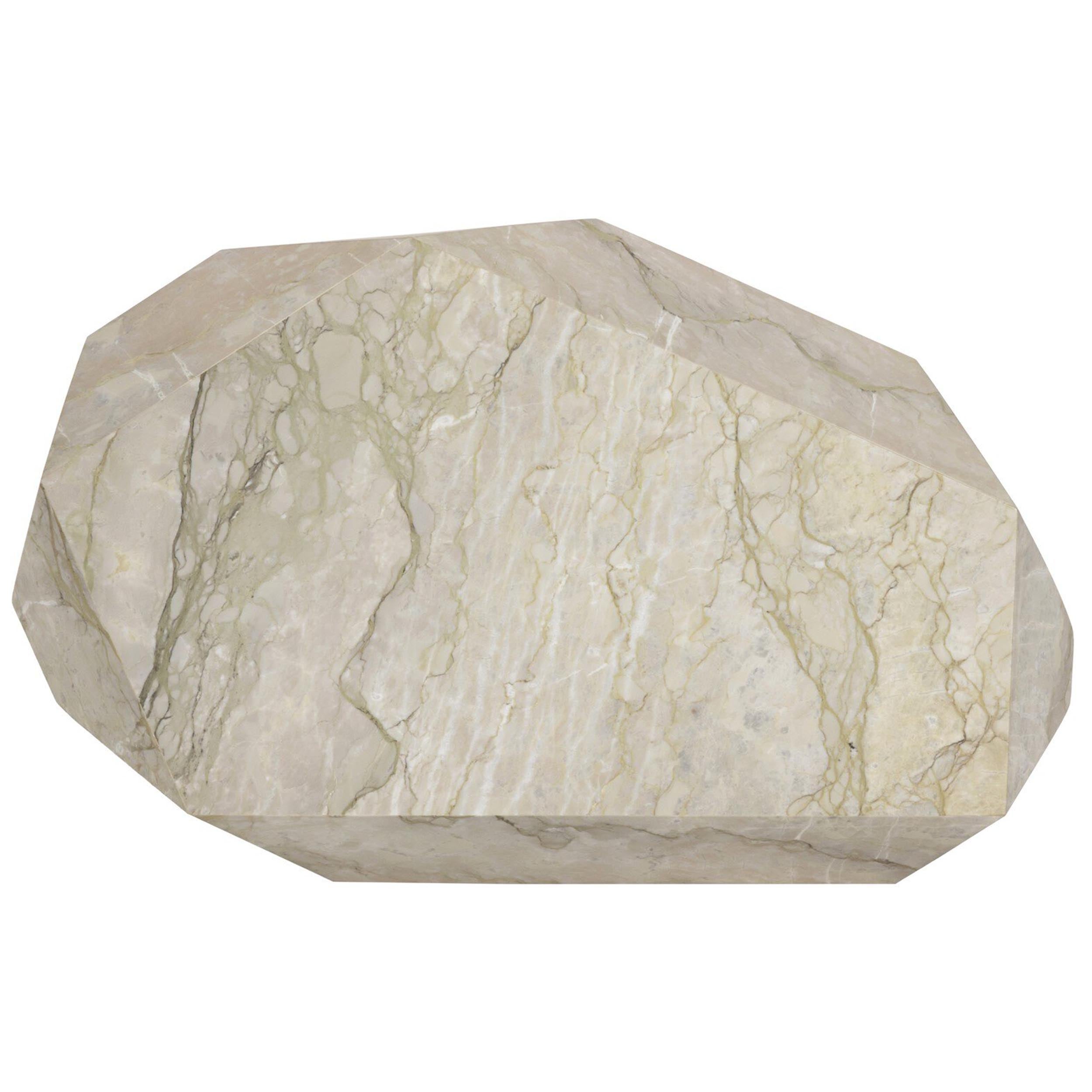 Basett End Table, Sage Green Marble
