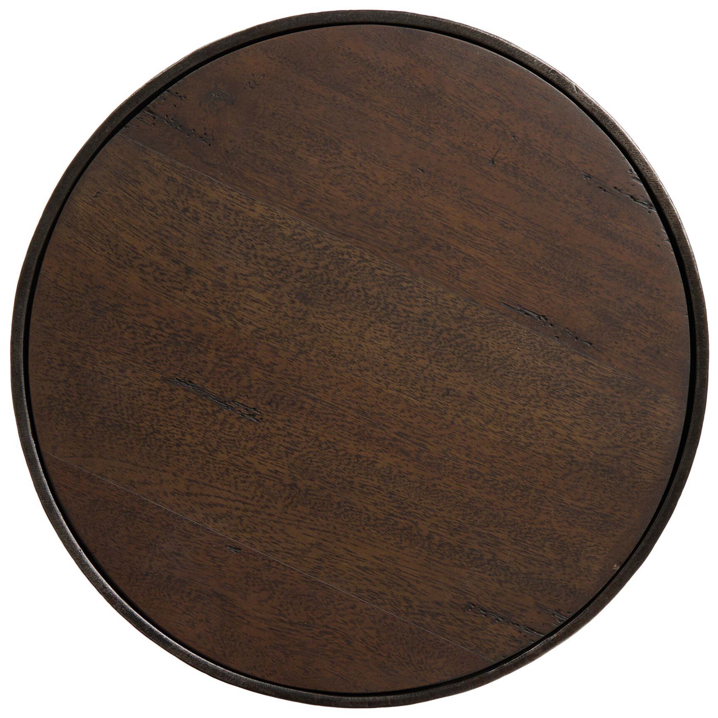 Mizu End Table, Aged Belgium Bleach