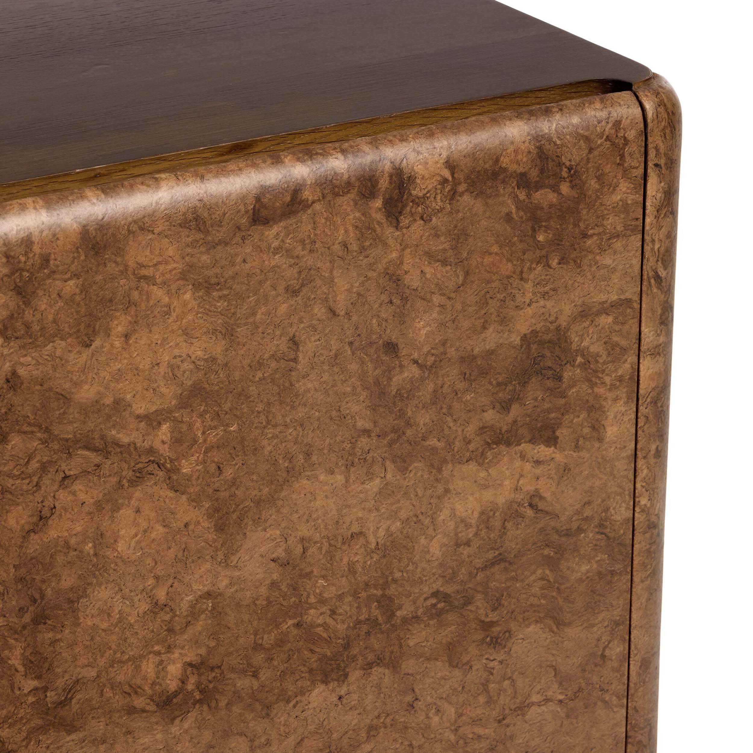 Cambros Media Console, Dark Bark Paper