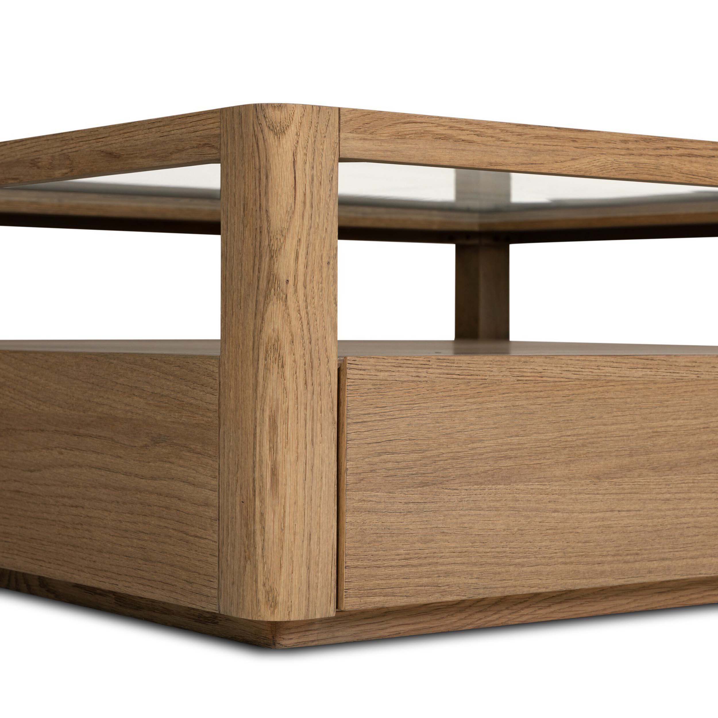 Shiloh Coffee Table, Tempered Glass